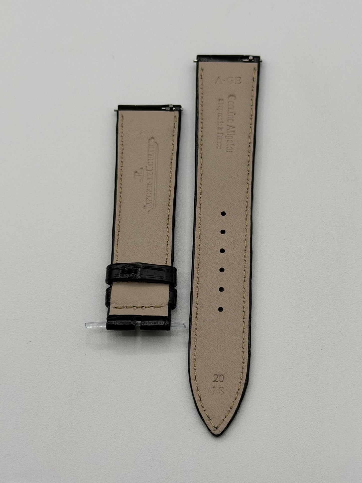 Jaeger LeCoultre Reverso L cinturino alligatore nero black 20/18mm