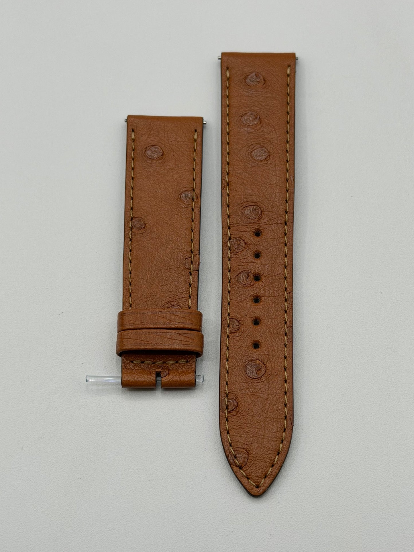 Jaeger LeCoultre Reverso L cinturino struzzo marrone brown ostrich 20/18mm