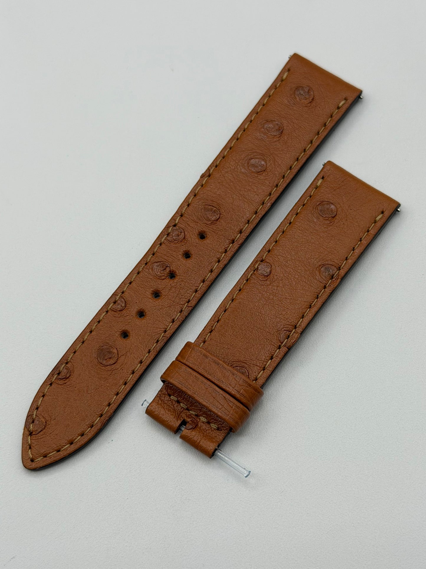 Jaeger LeCoultre Reverso L cinturino struzzo marrone brown ostrich 20/18mm