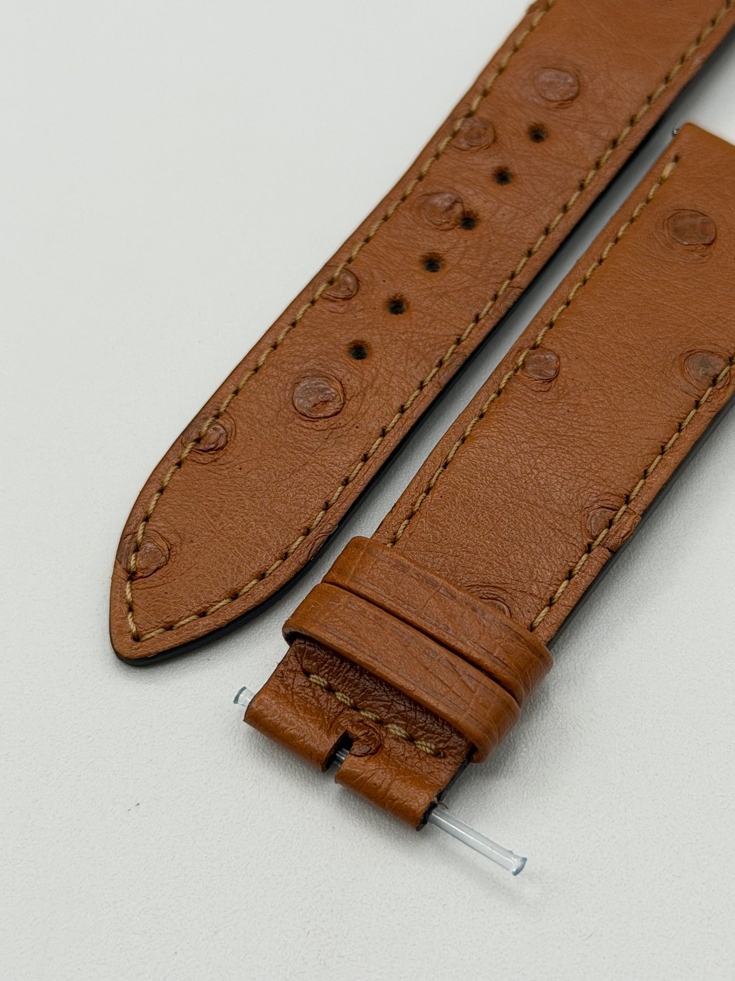 Jaeger LeCoultre Reverso L cinturino struzzo marrone brown ostrich 20/18mm