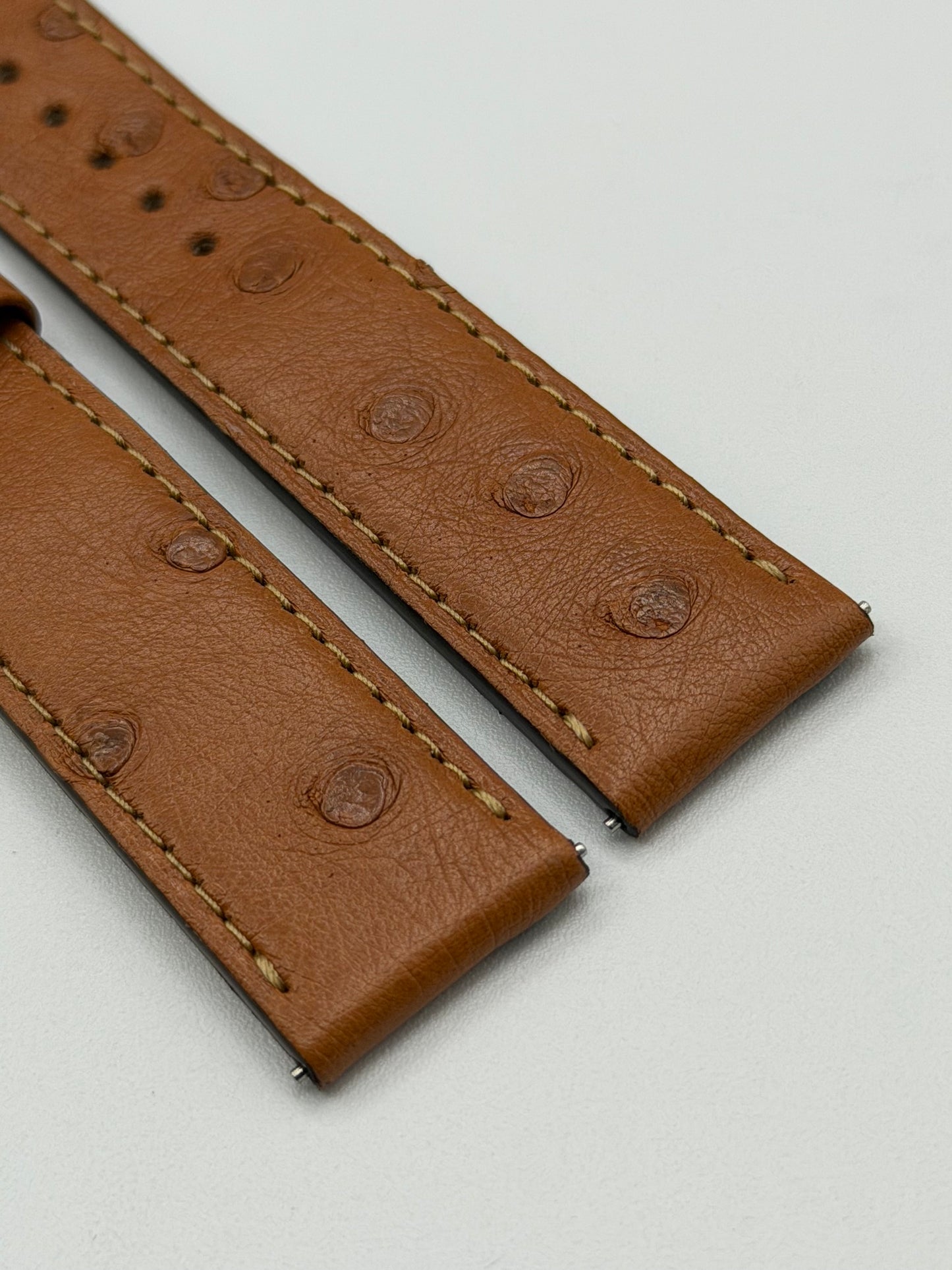 Jaeger LeCoultre Reverso L cinturino struzzo marrone brown ostrich 20/18mm