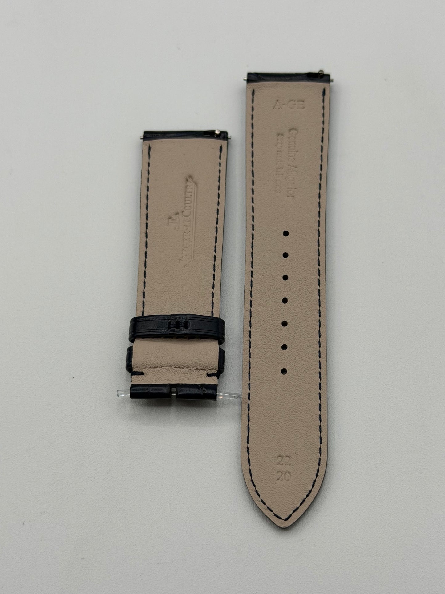 Jaeger LeCoultre Reverso cinturino alligatore blu blue alligator 22/20mm
