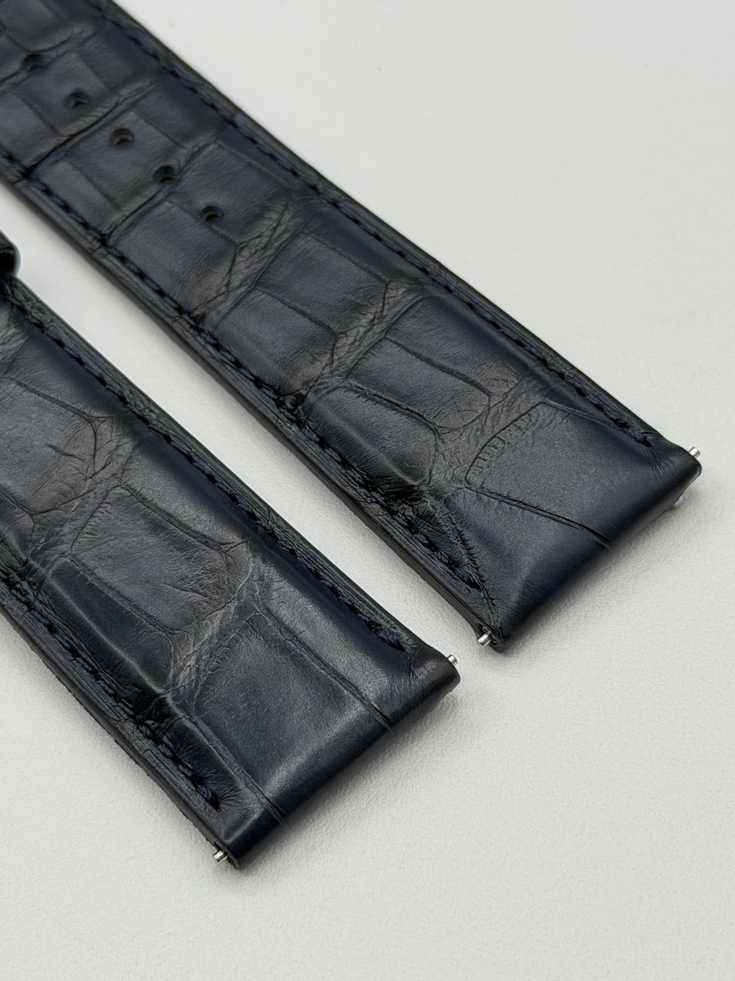 Jaeger LeCoultre Reverso cinturino alligatore blu blue alligator 22/20mm
