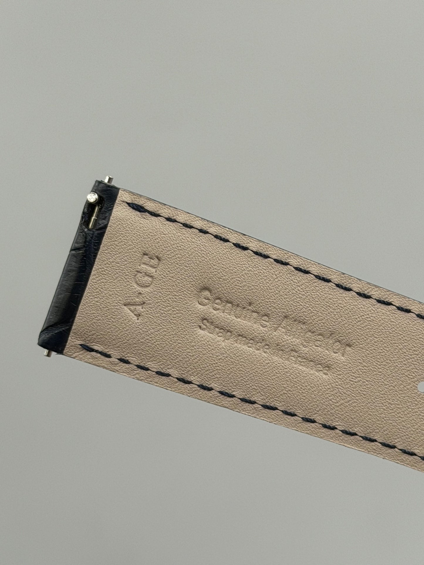 Jaeger LeCoultre Reverso cinturino alligatore blu blue alligator 22/20mm