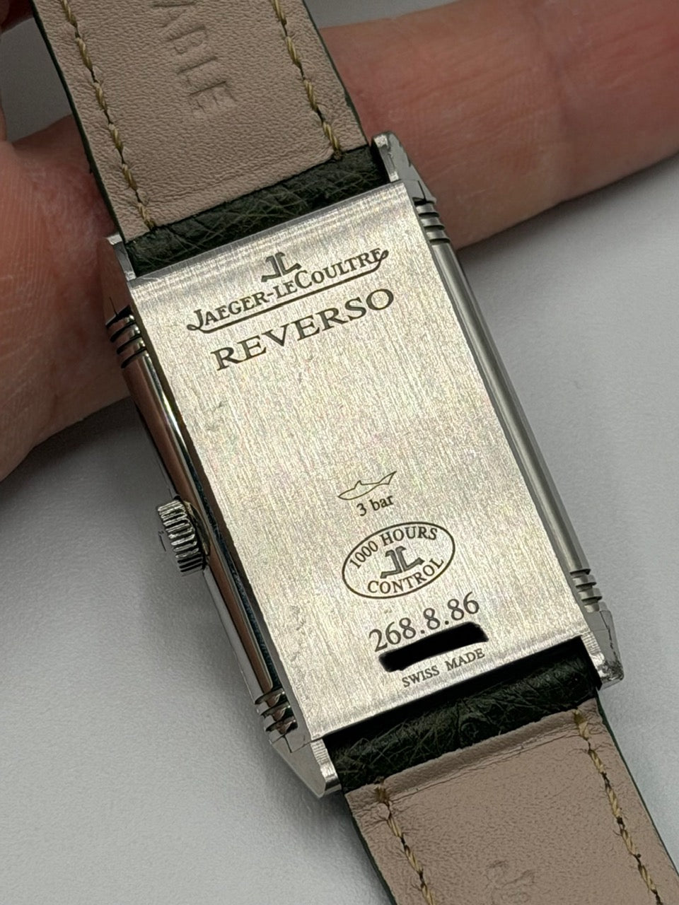 Jaeger-LeCoultre Reverso Ultra Thin acciaio ref 268.8.86 cal 846/1 anno 2010