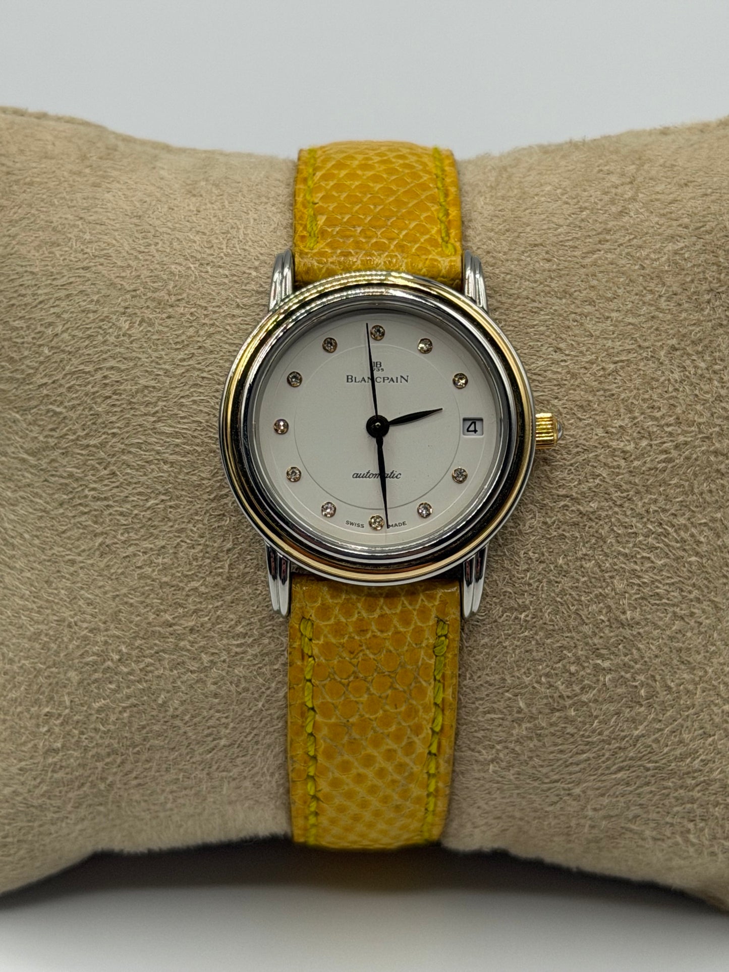 Blancpain Villeret 26mm acciaio oro steel gold ref 1350 cal 95