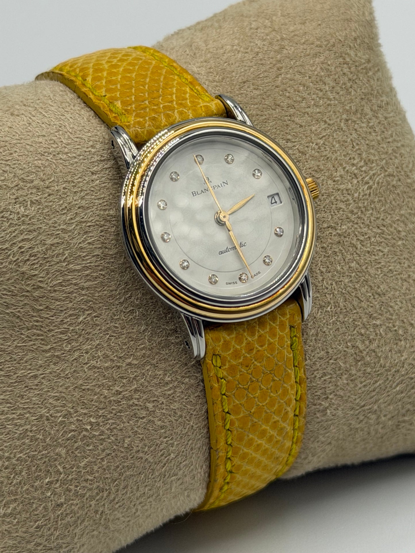 Blancpain Villeret 26mm acciaio oro steel gold ref 1350 cal 95