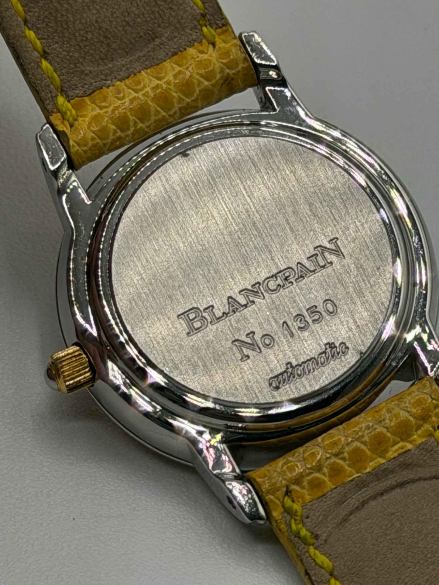 Blancpain Villeret 26mm acciaio oro steel gold ref 1350 cal 95