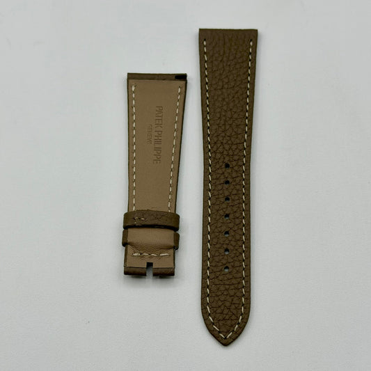 Patek Philippe cinturino pelle toro bull leather grey taupe 21/16mm