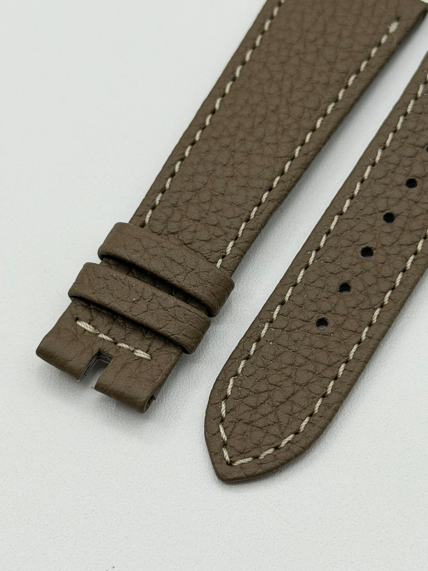 Patek Philippe cinturino pelle toro bull leather grey taupe 21/16mm