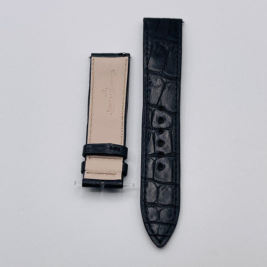 Jaeger Le-Coultre Reverso cinturino watch strap alligatore nero black 20/18mm