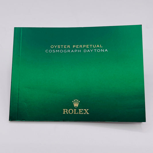 Rolex Daytona libretto corredo orologio watch booklet 3.2019 inglese