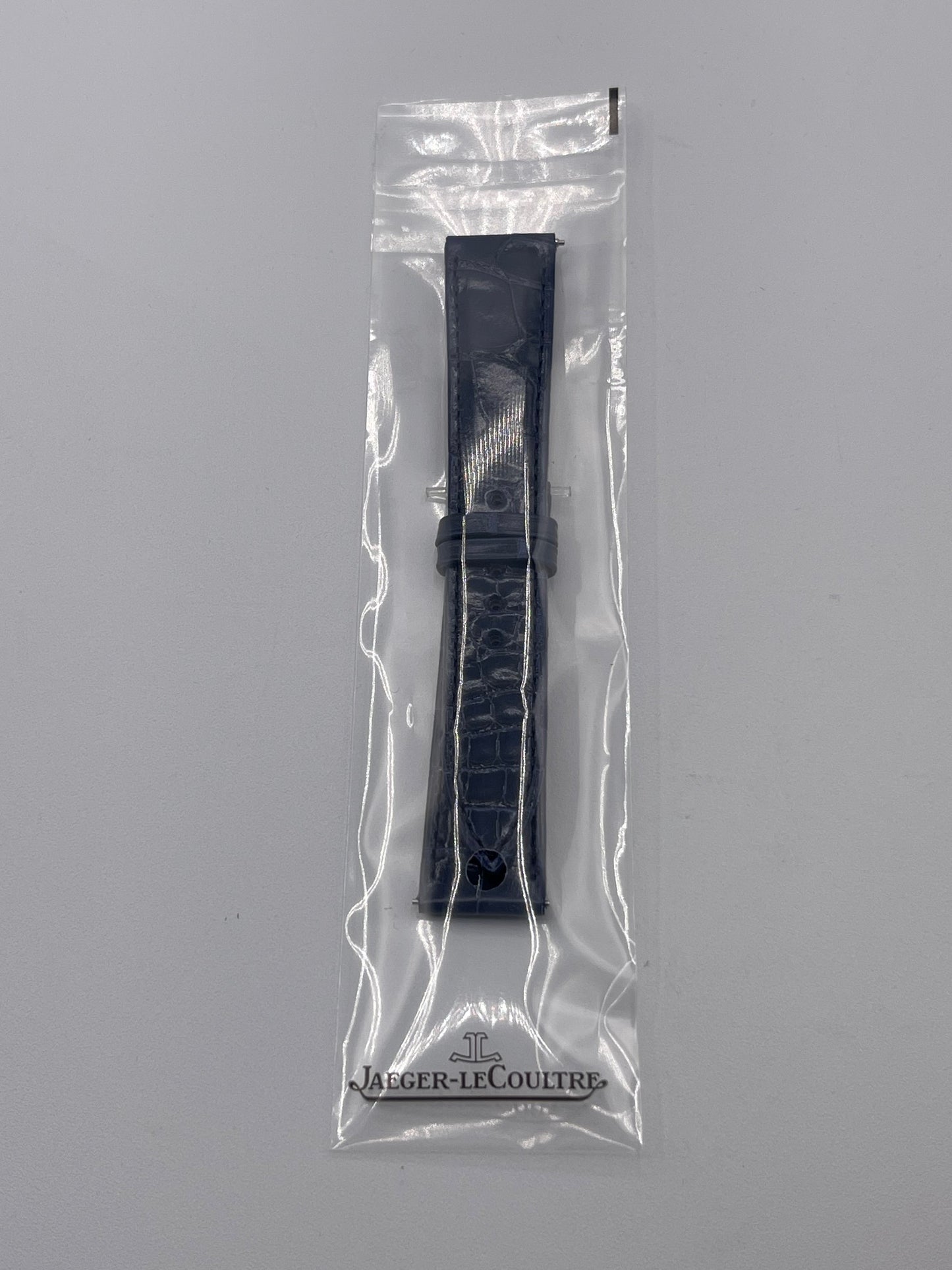 Jaeger Le-Coultre Rendez Vous cinturino watch strap alligatore blu 18/16