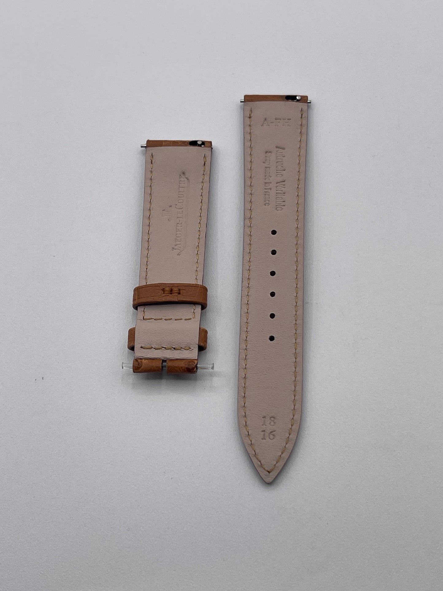 Jaeger Le-Coultre Reverso M cinturino watch strap struzzo ostrich 18/16mm