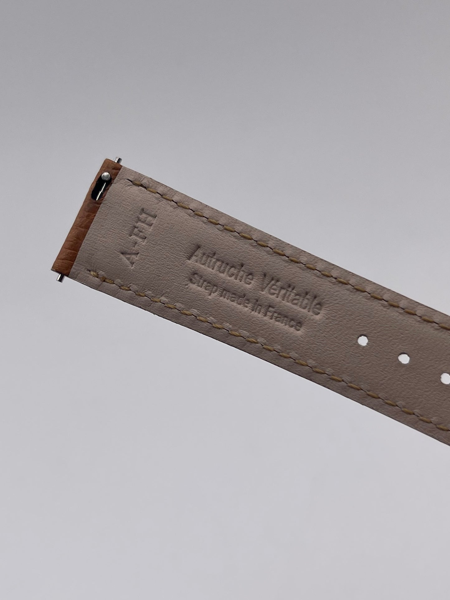 Jaeger Le-Coultre Reverso M cinturino watch strap struzzo ostrich 18/16mm