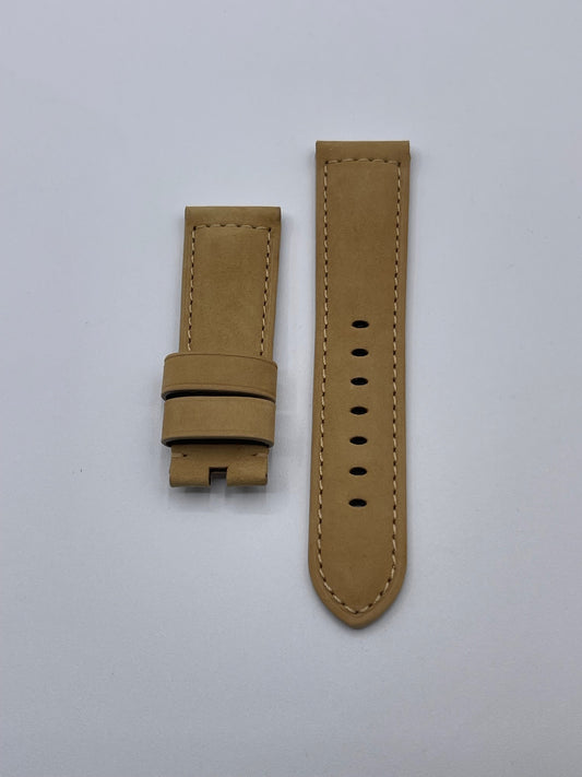 Panerai Luminor Submersible cinturino orologio beige 24/22 mm