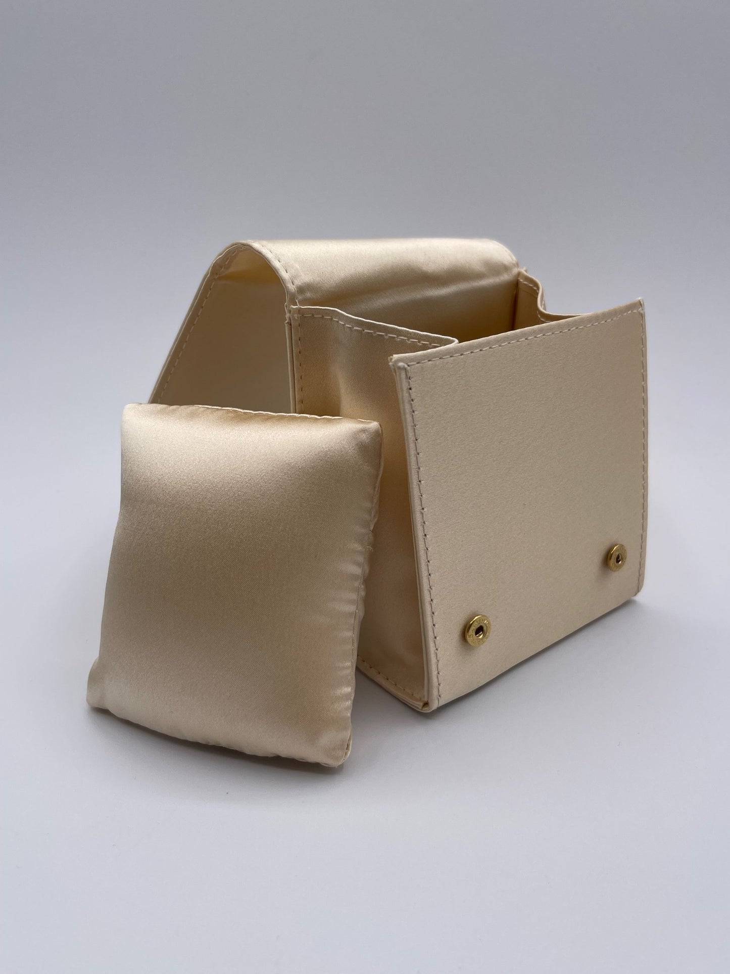 Bulgari Bvlgari pochette viaggio porta orologio watch travel pouch avorio ivory