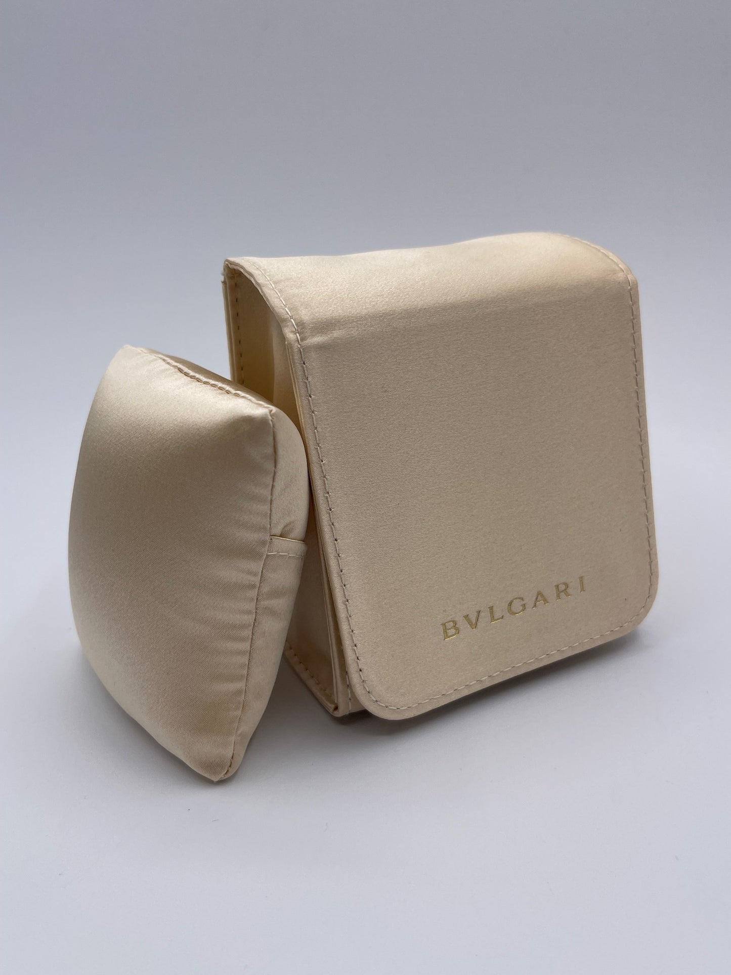 Bulgari Bvlgari pochette viaggio porta orologio watch travel pouch avorio ivory