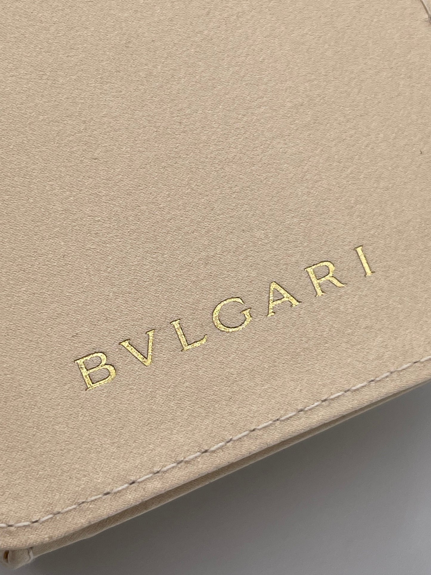 Bulgari Bvlgari pochette viaggio porta orologio watch travel pouch avorio ivory