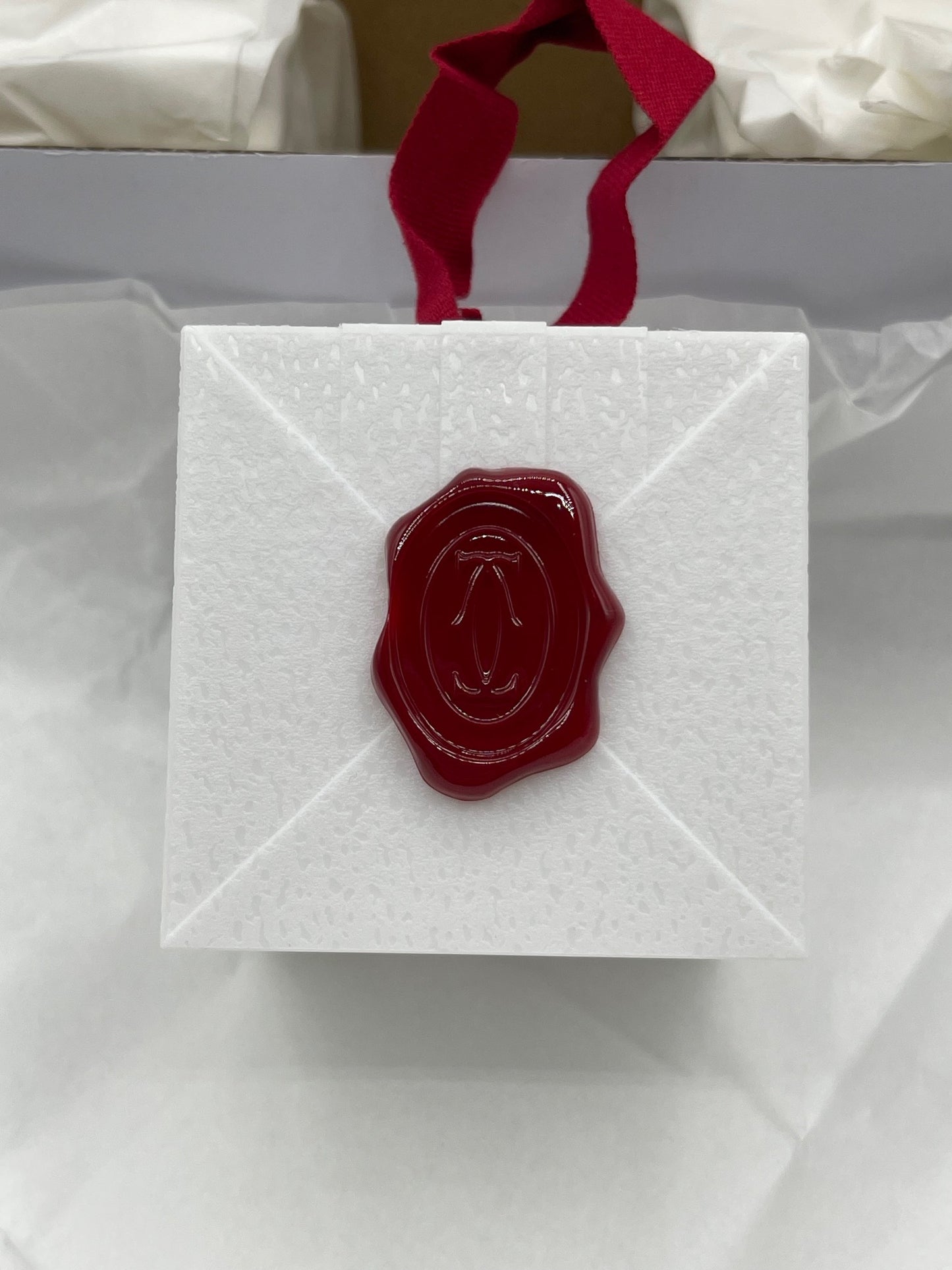 Cartier set 3 scatole regalo albero Natale present boxes pin tree