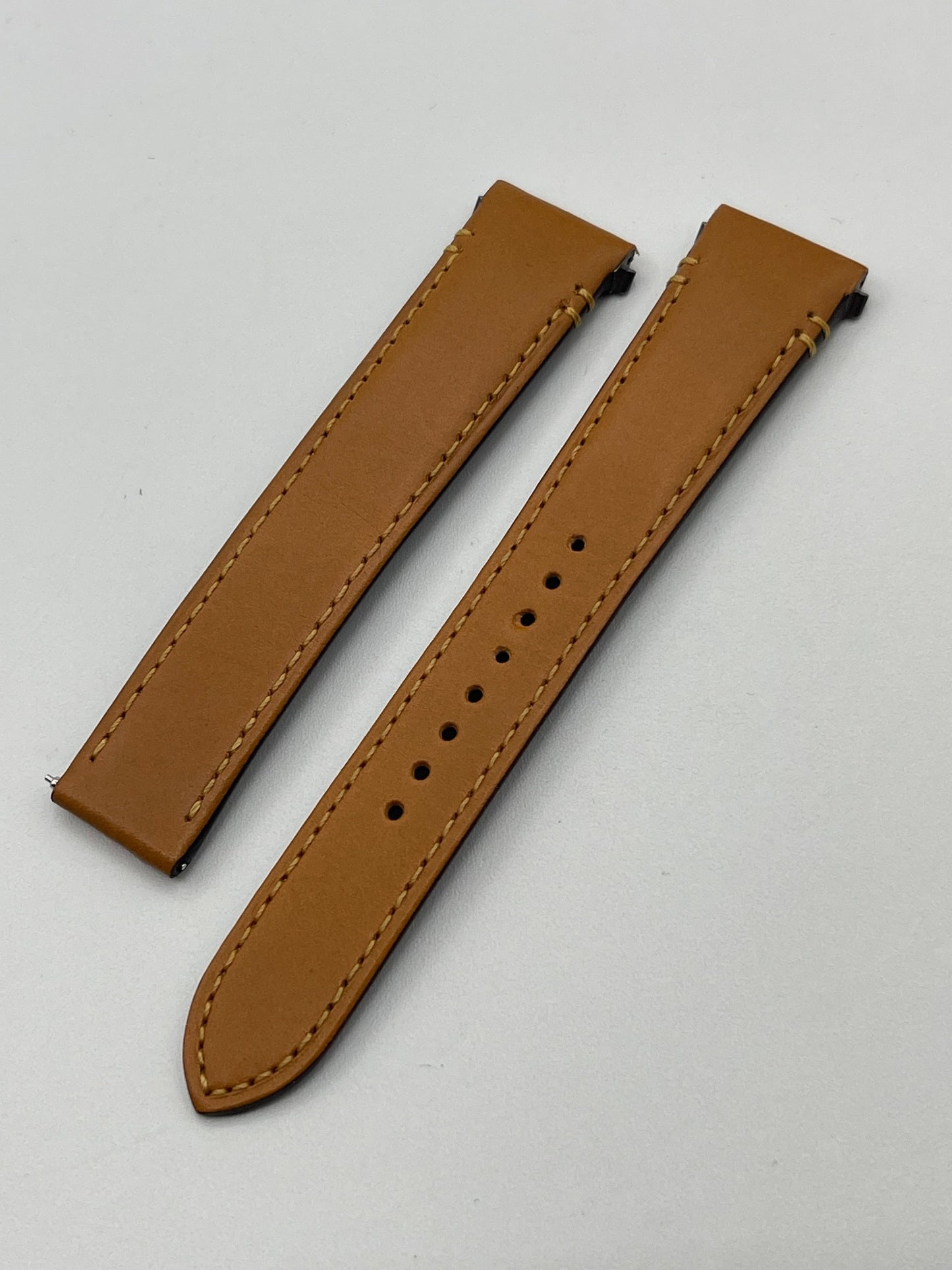 Cartier Santos cinturino orologio pelle marrone ref KDATLABK 18.5/16mm