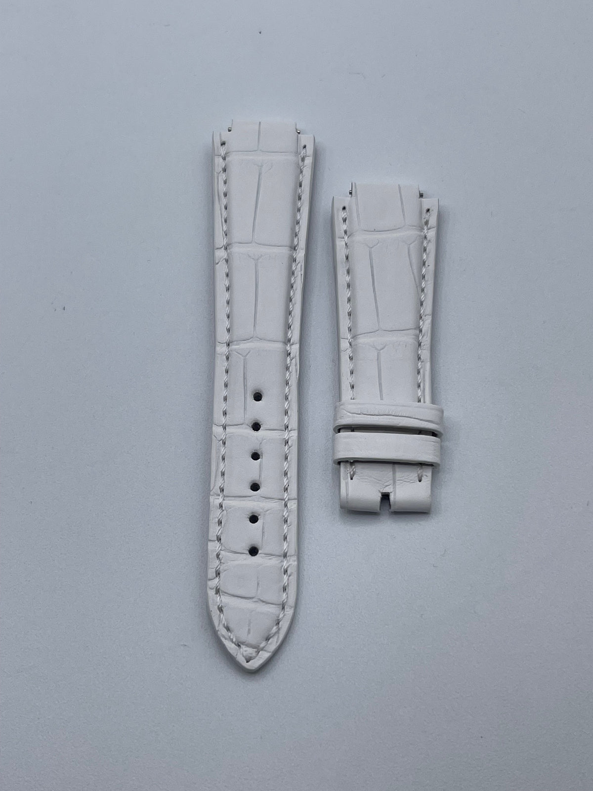 Harry Winston Ocean cinturino alligatore bianco alligator strap 21(13.4)/16mm