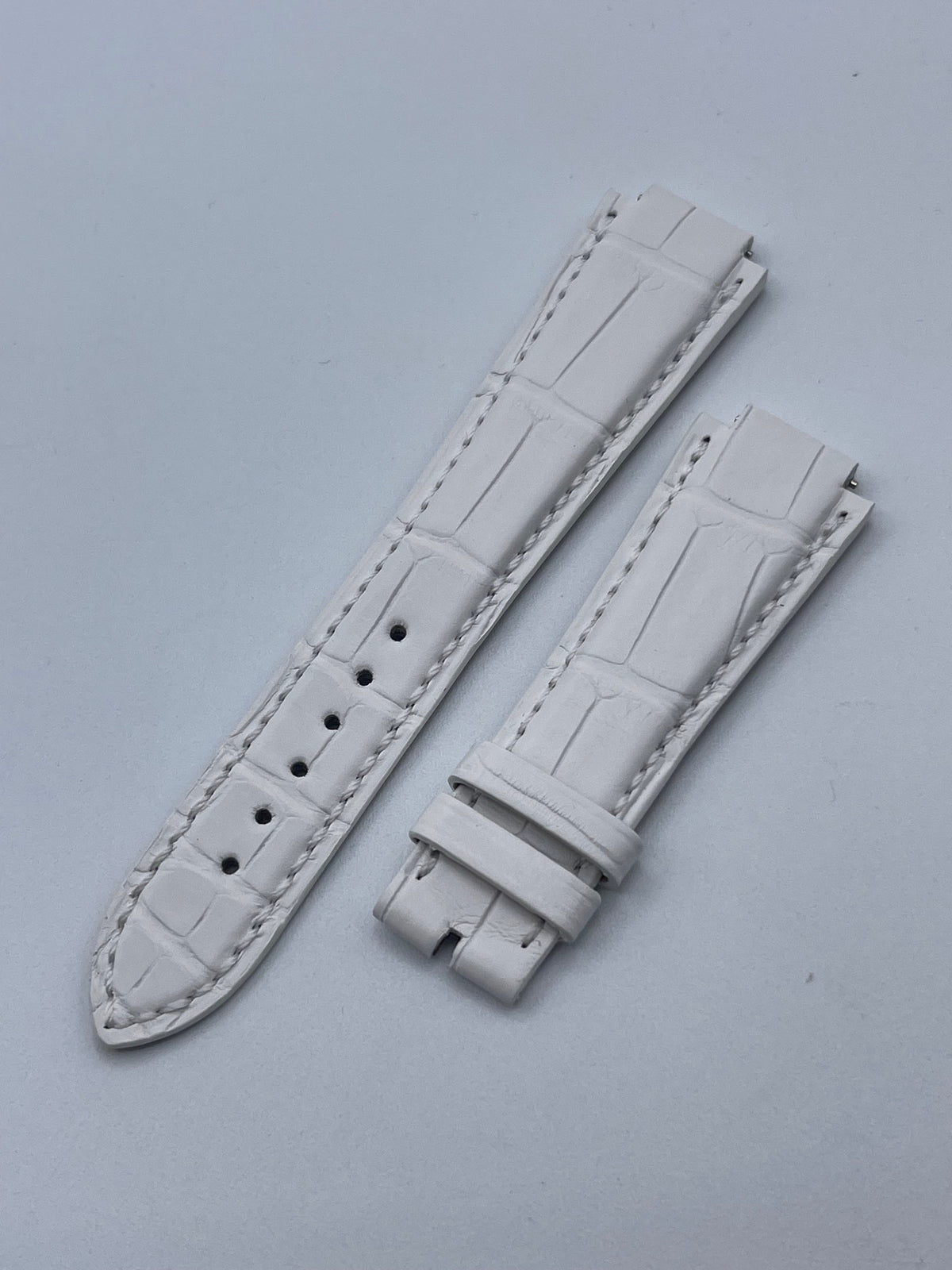 Harry Winston Ocean cinturino alligatore bianco alligator strap 21(13.4)/16mm