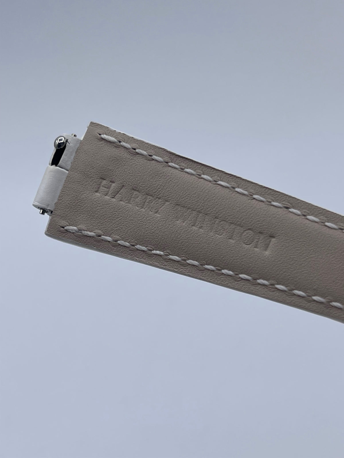 Harry Winston Ocean cinturino alligatore bianco alligator strap 21(13.4)/16mm