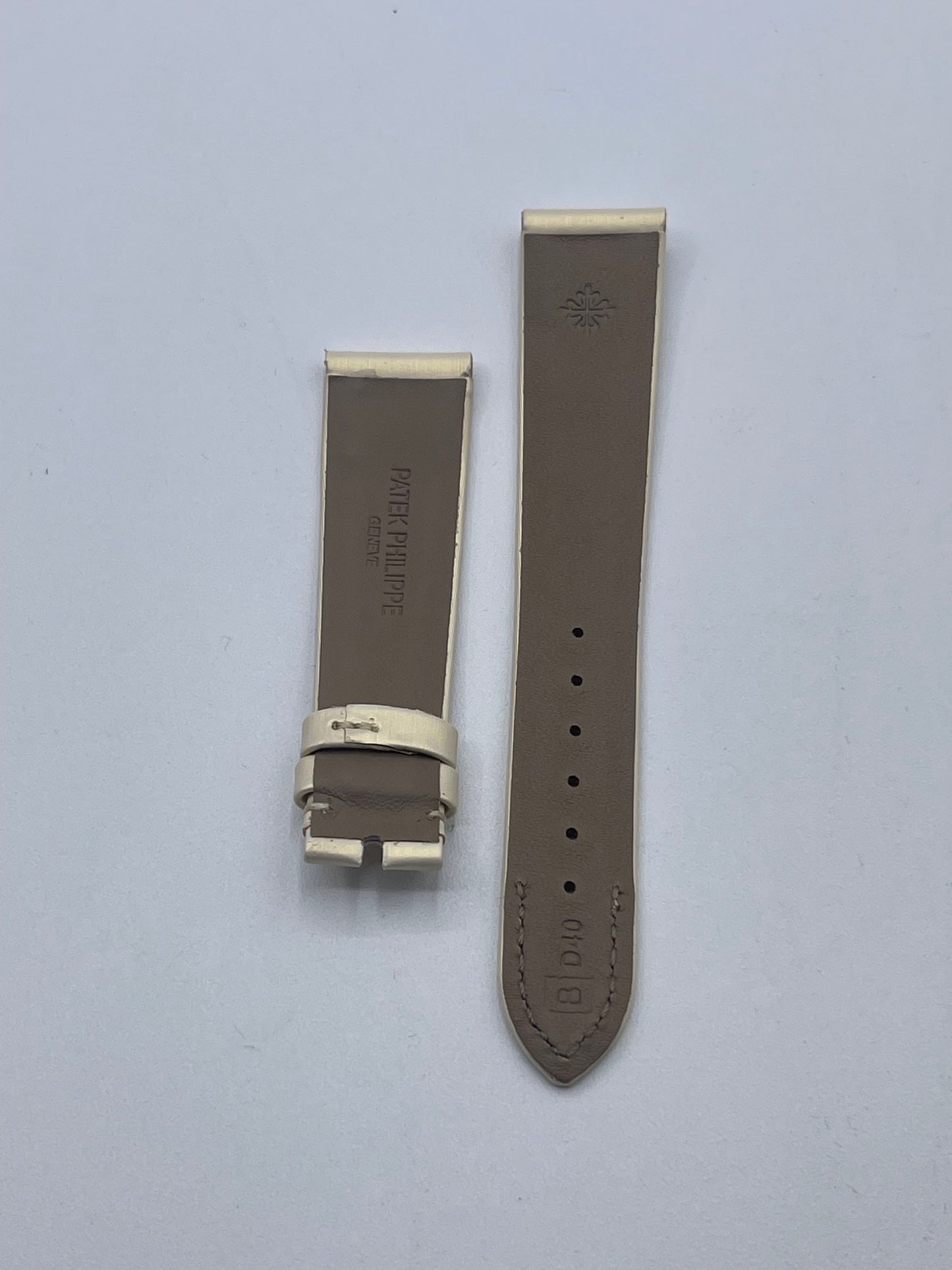Patek Philippe cinturino sabbia tela spazzolato brushed fabric 17/14mm