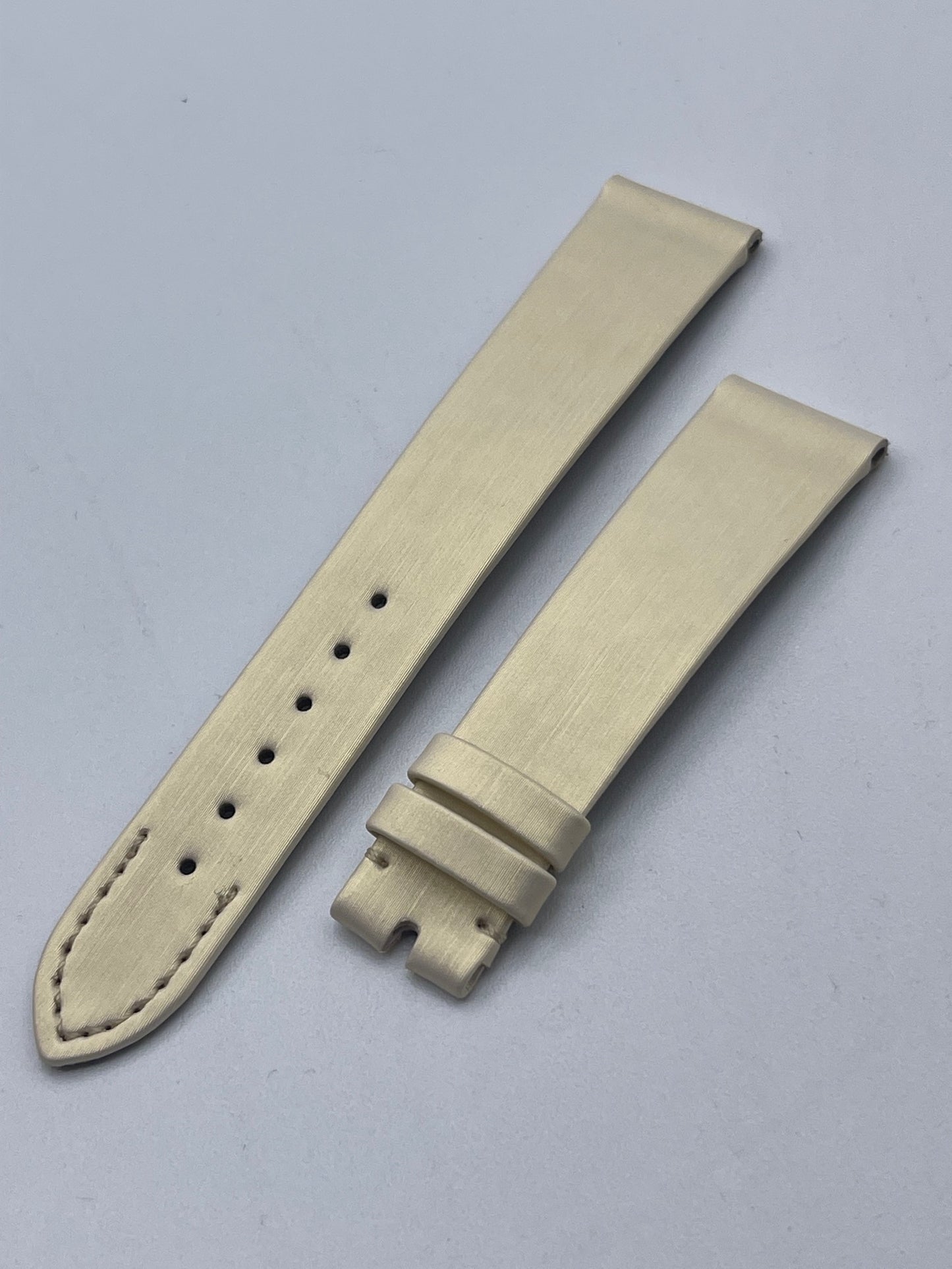 Patek Philippe cinturino sabbia tela spazzolato brushed fabric 17/14mm