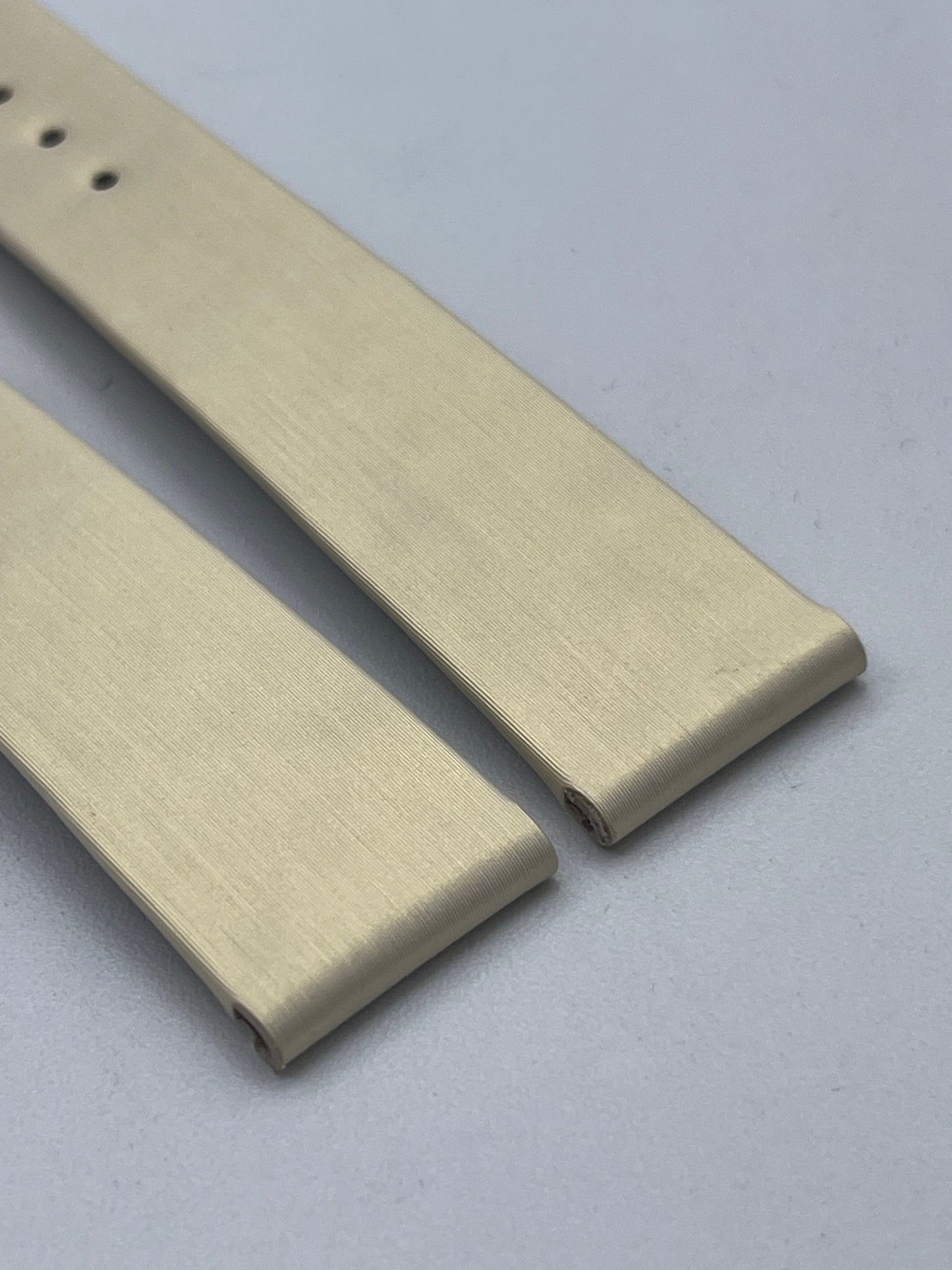 Patek Philippe cinturino sabbia tela spazzolato brushed fabric 17/14mm