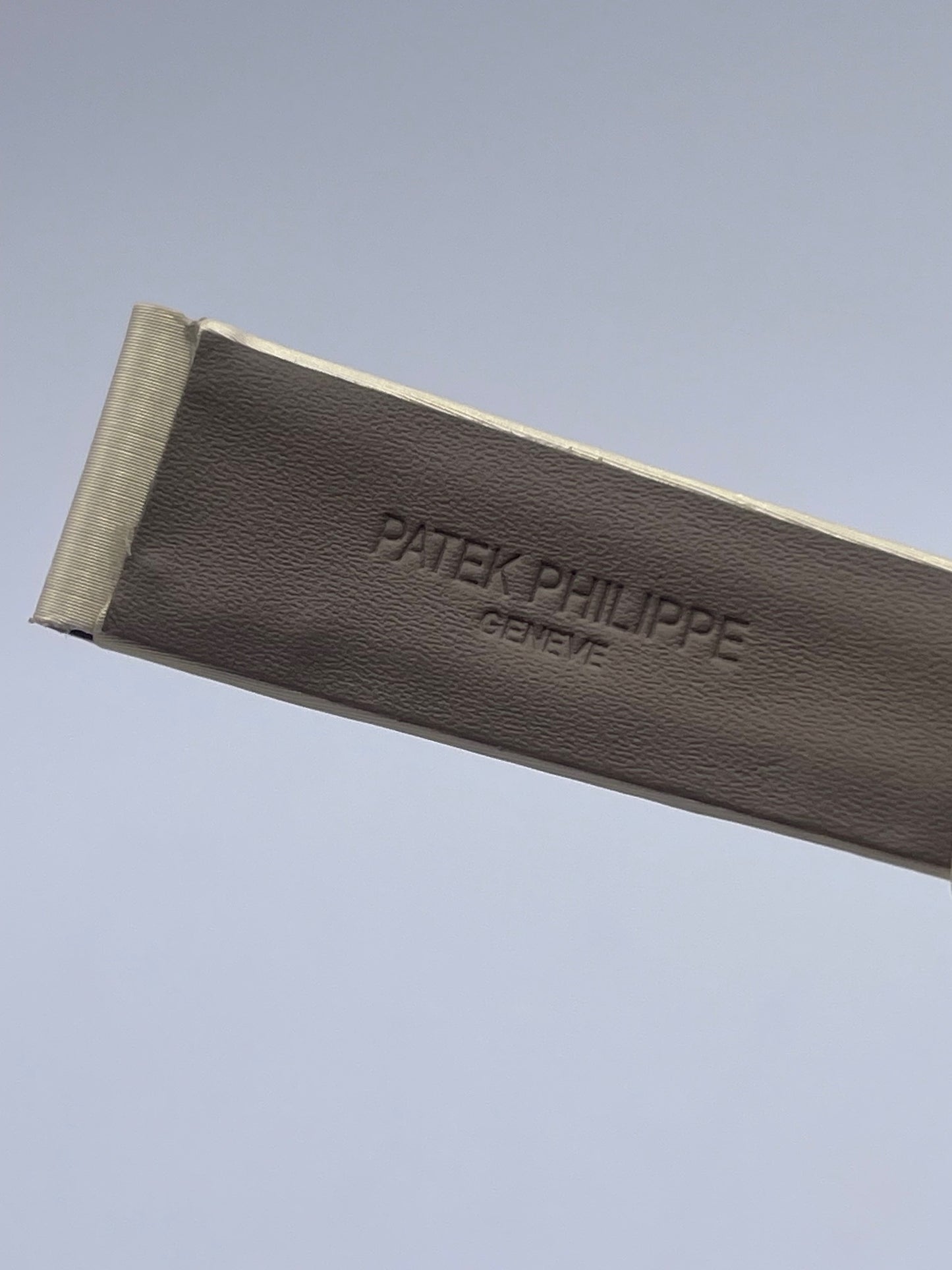 Patek Philippe cinturino sabbia tela spazzolato brushed fabric 17/14mm