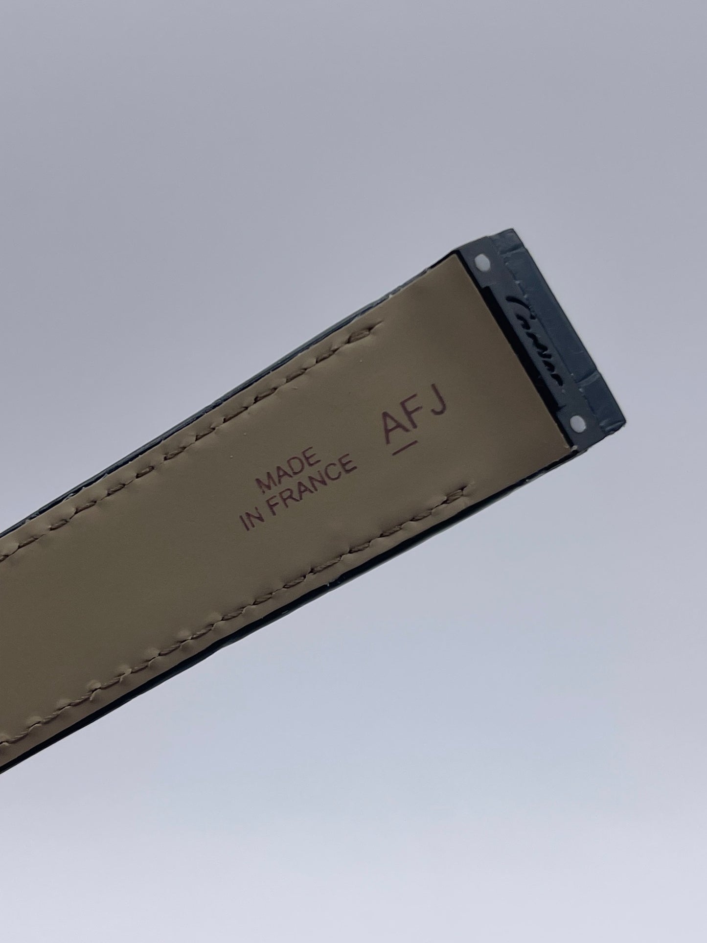 Cartier Santos 100MM cinturino alligatore blu blue KD1M9K29 20/18mm