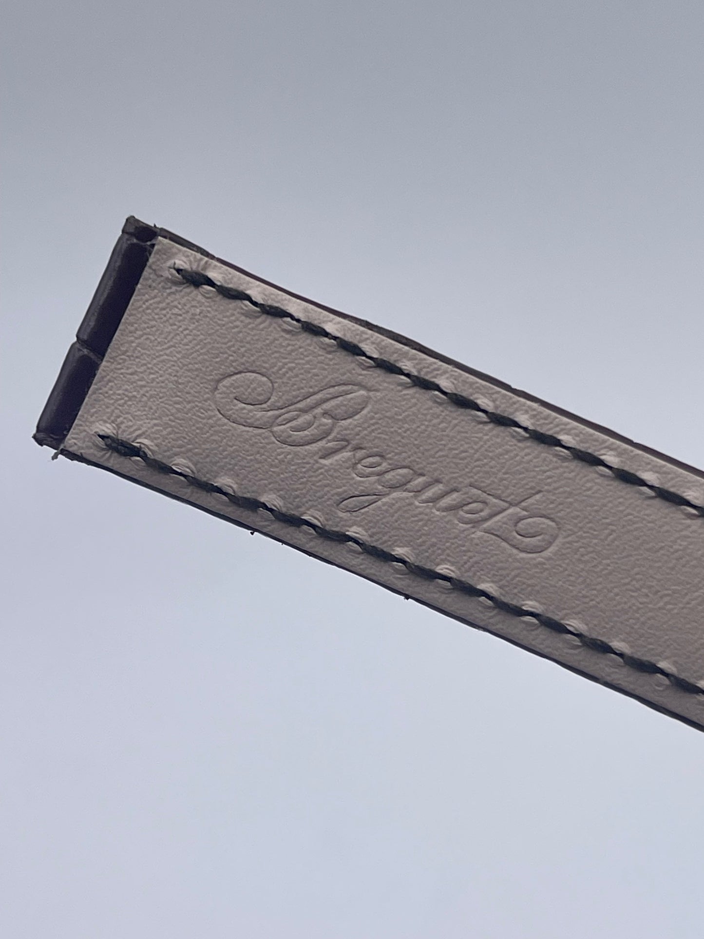 Breguet Classique 9068 cinturino alligatore watch strap marrone brown 17/16mm