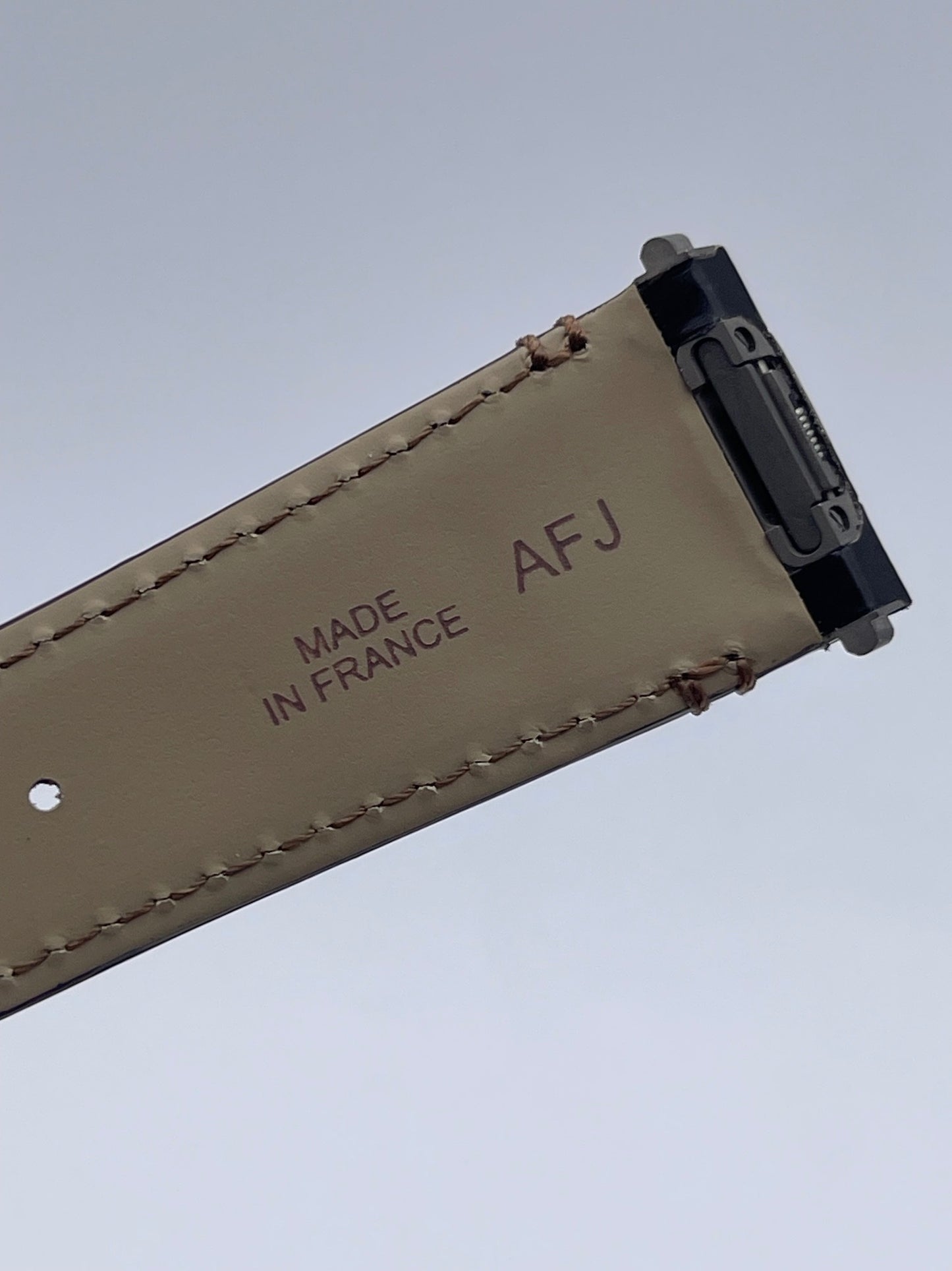 Cartier Santos cinturino orologio strap alligatore marrone KDAUKCCQ 21/18mm