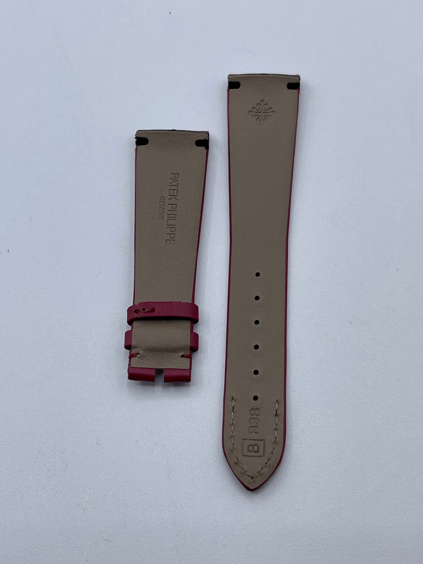 Patek Philippe Gondolo cinturino tessuto rosso red fabric 18/14mm