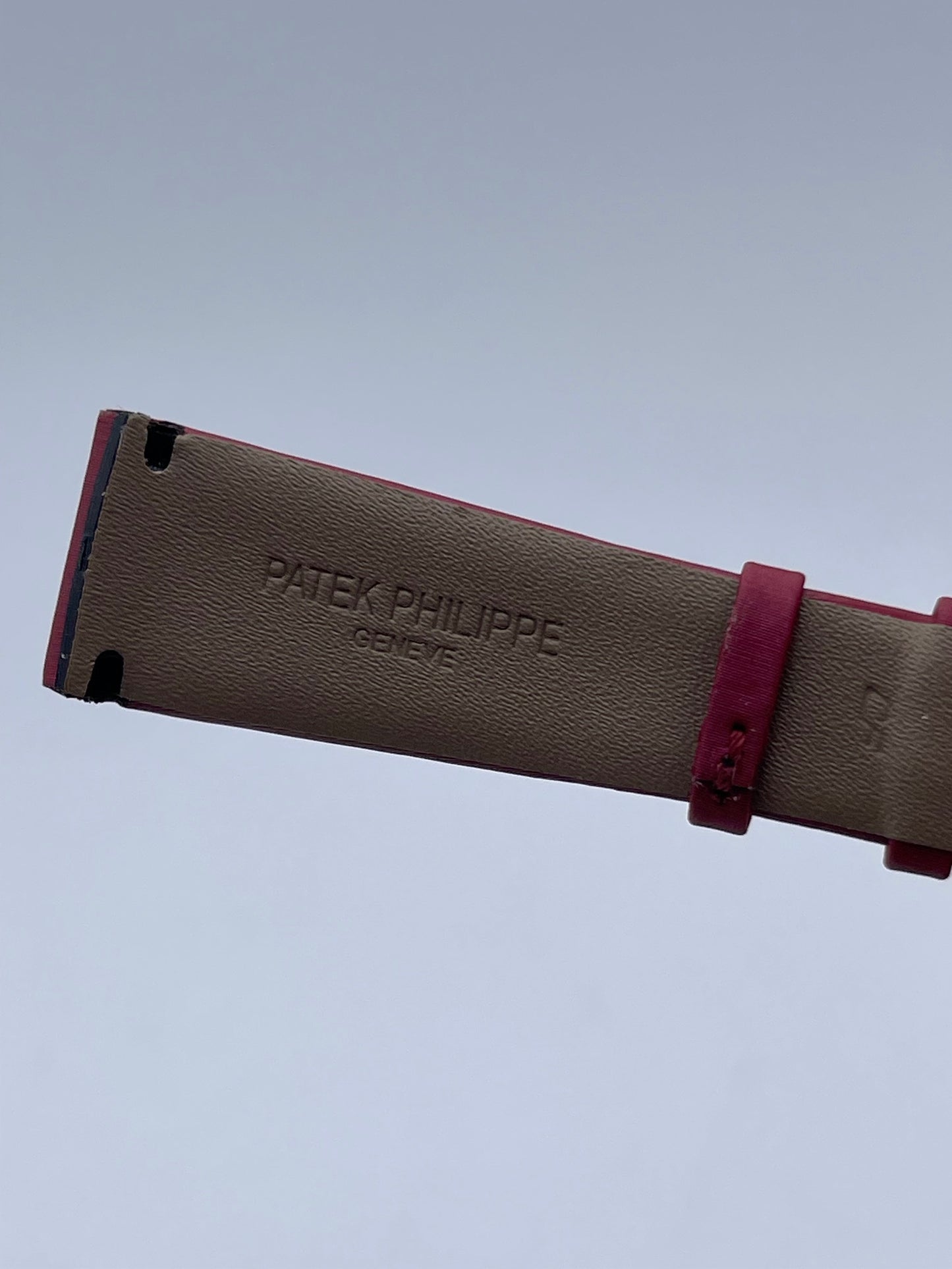 Patek Philippe Gondolo cinturino tessuto rosso red fabric 18/14mm