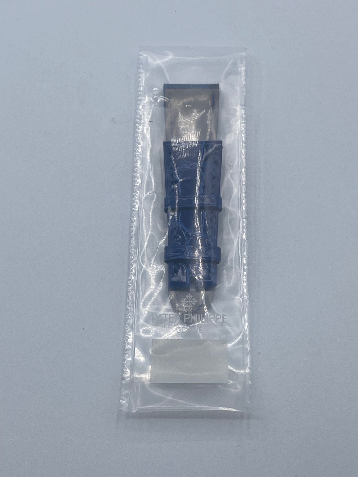Patek Philippe Calatrava blue leather strap 21/16mm for Brian