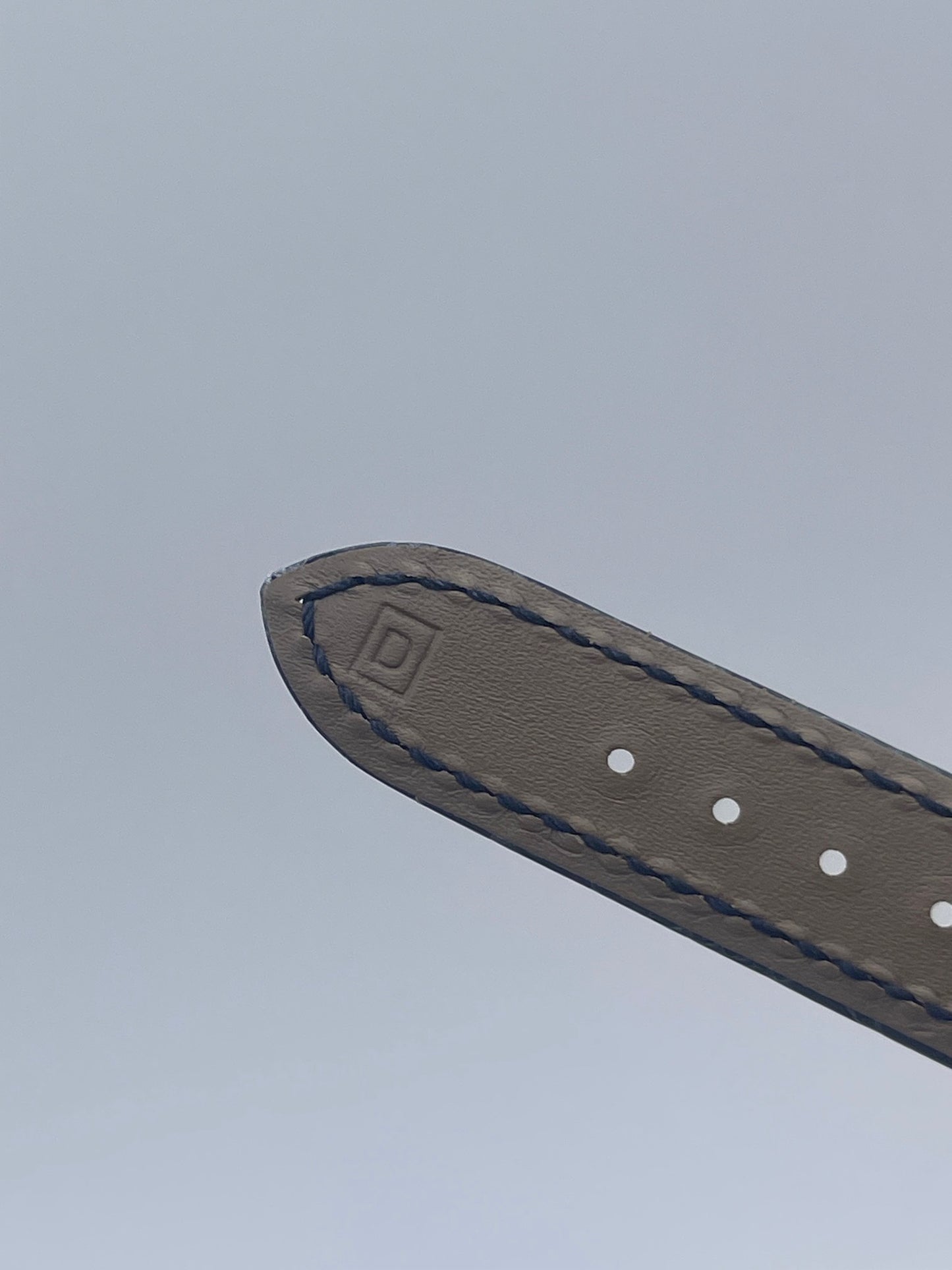 Patek Philippe cinturino alligatore blu marino alligator strap 21/16mm