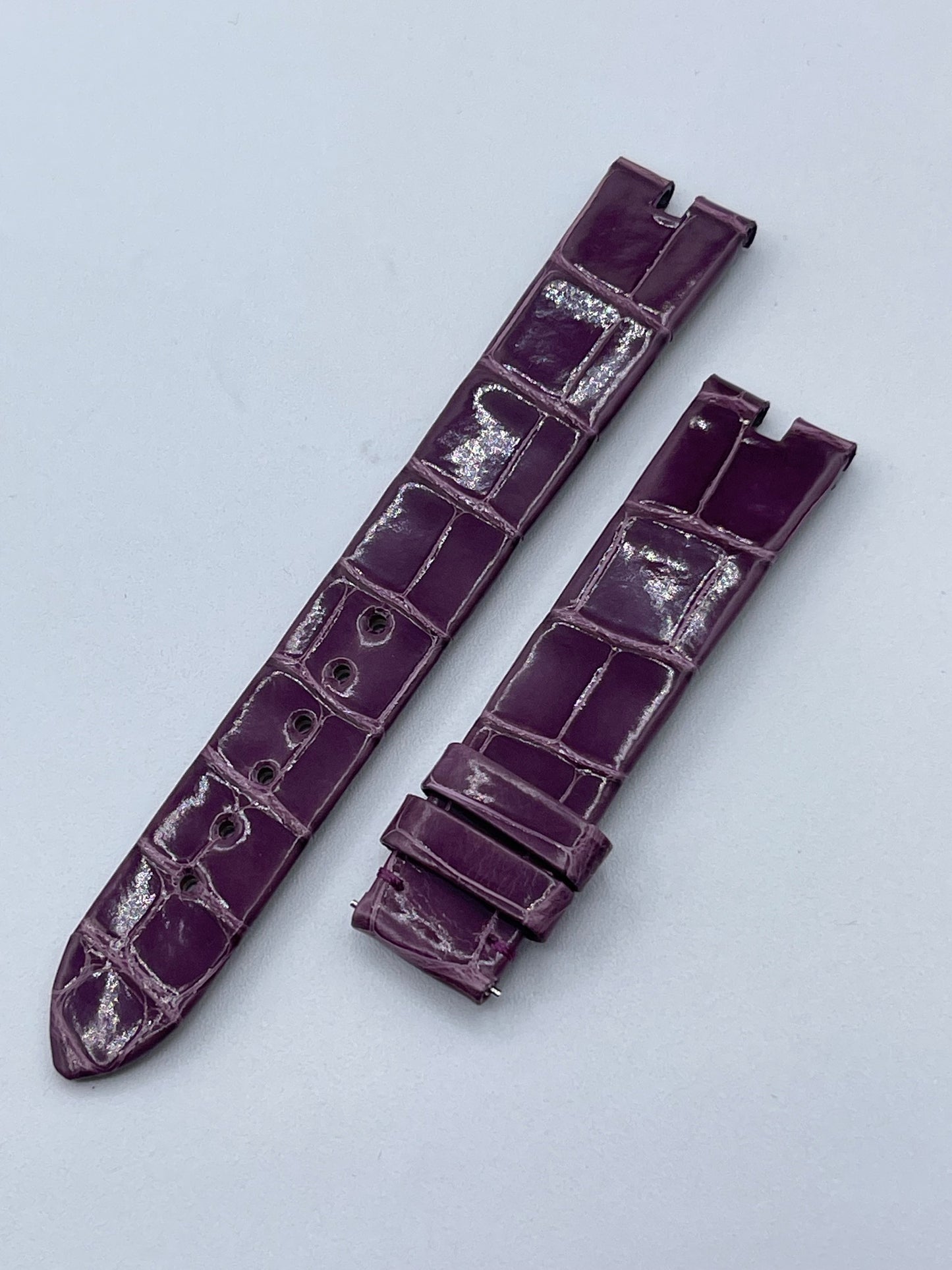 Van Cleef & Arpels Mini Féerie cinturino orologio viola purple watch strap 16/14mm