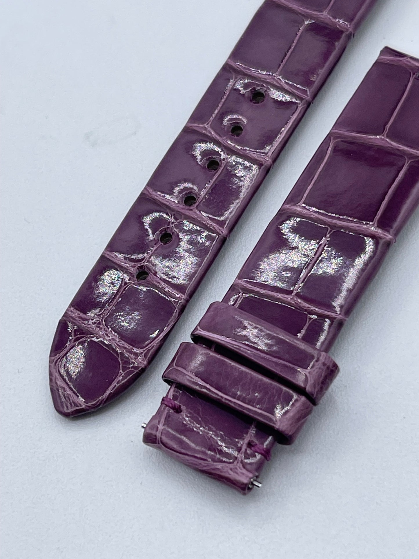 Van Cleef & Arpels Mini Féerie cinturino orologio viola purple watch strap 16/14mm