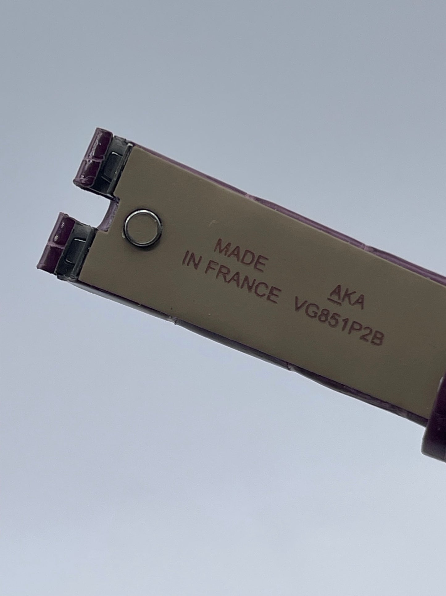 Van Cleef & Arpels Mini Féerie cinturino orologio viola purple watch strap 16/14mm