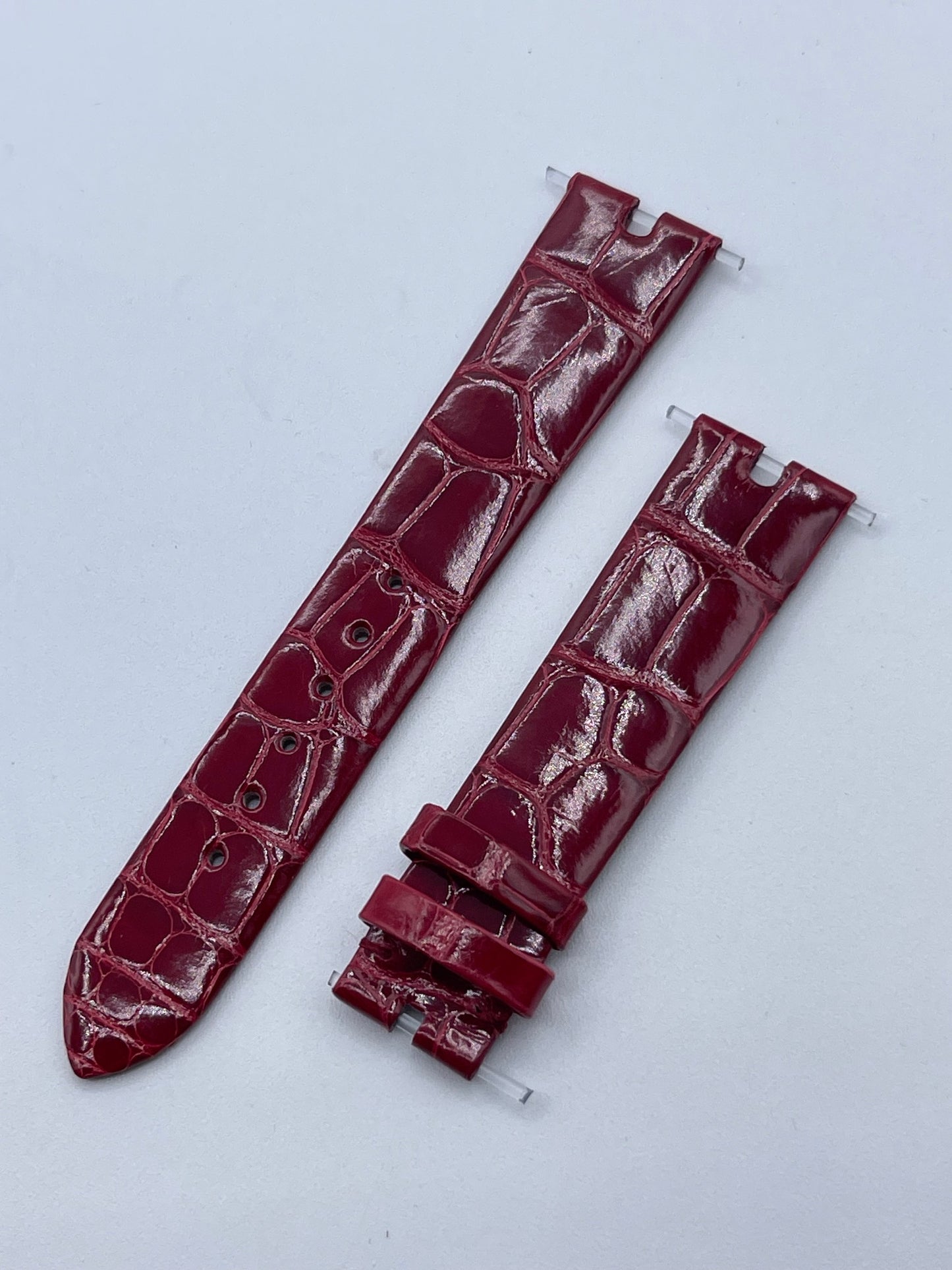 Van Cleef & Arpels Pierre Arpels 38mm cinturino orologio rosso red strap 19/16