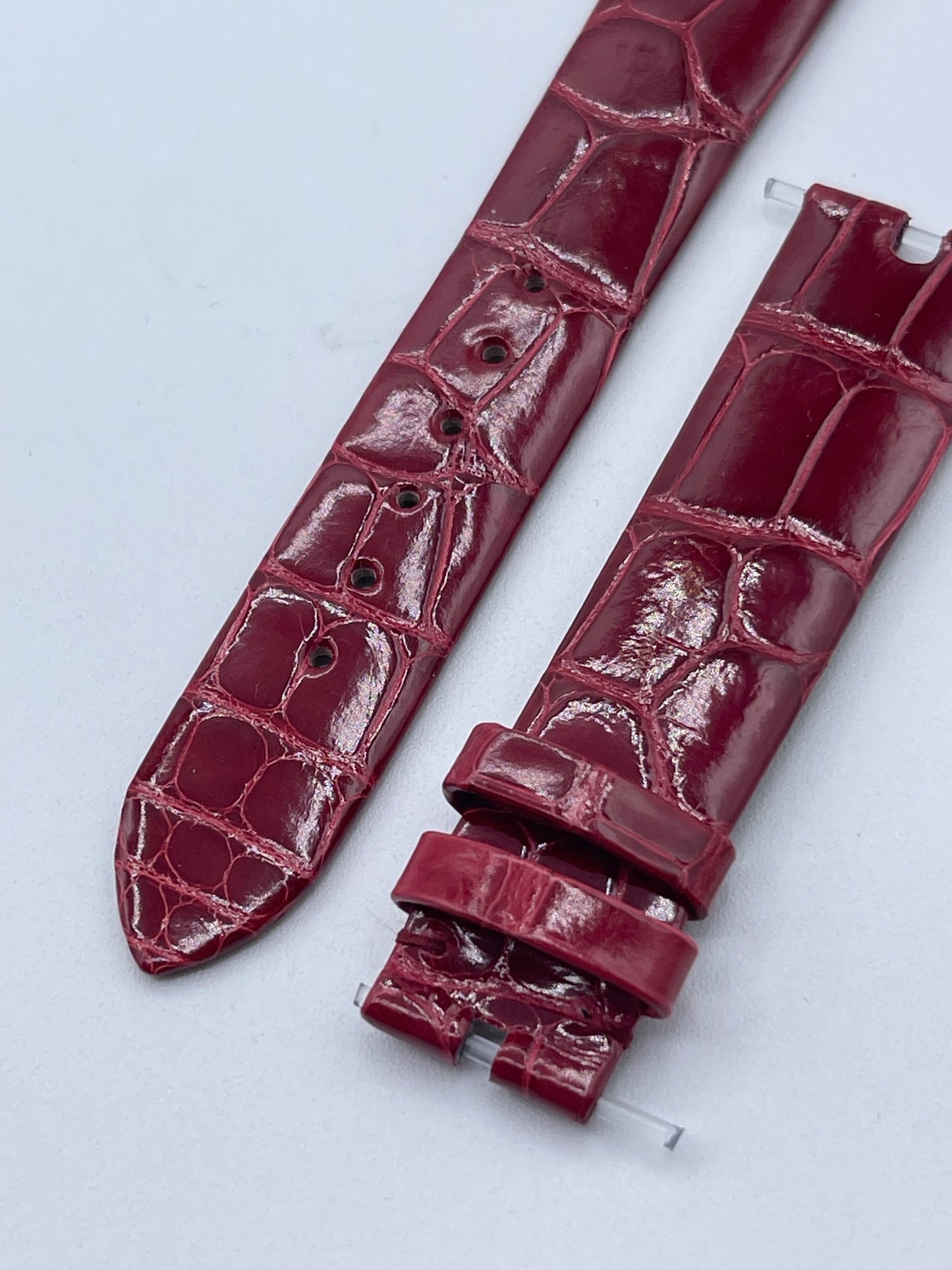 Van Cleef & Arpels Pierre Arpels 38mm cinturino orologio rosso red strap 19/16