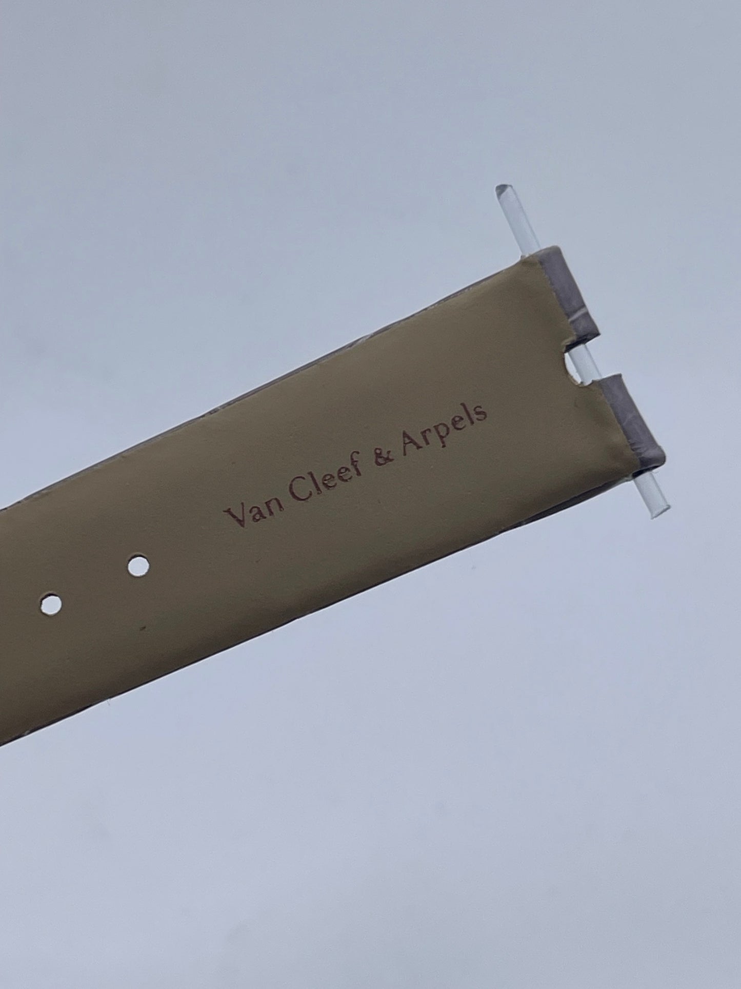 Van Cleef & Arpels Pierre Arpels 38mm cinturino orologio lilla lilac strap 19/16