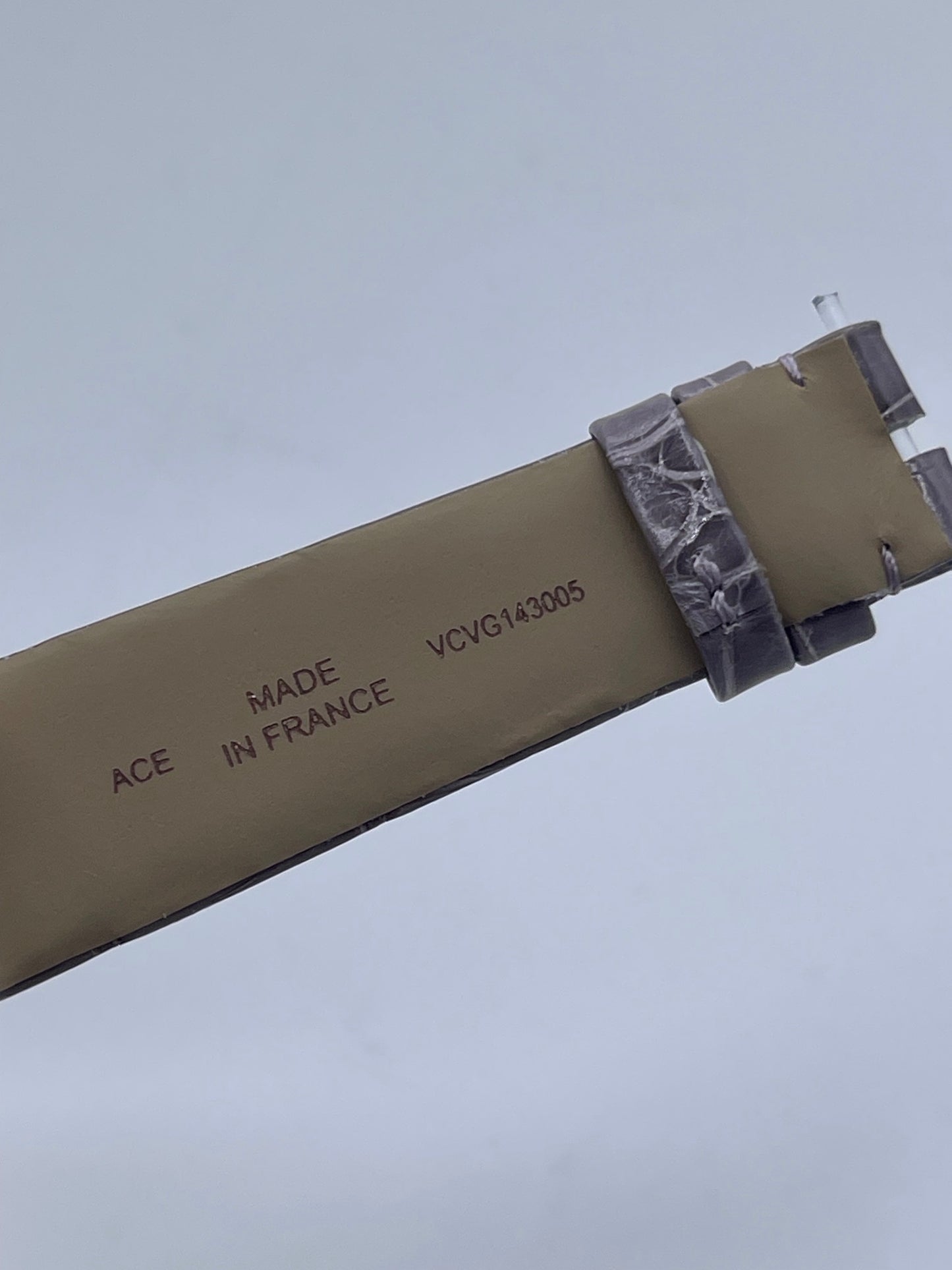 Van Cleef & Arpels Pierre Arpels 38mm cinturino orologio lilla lilac strap 19/16