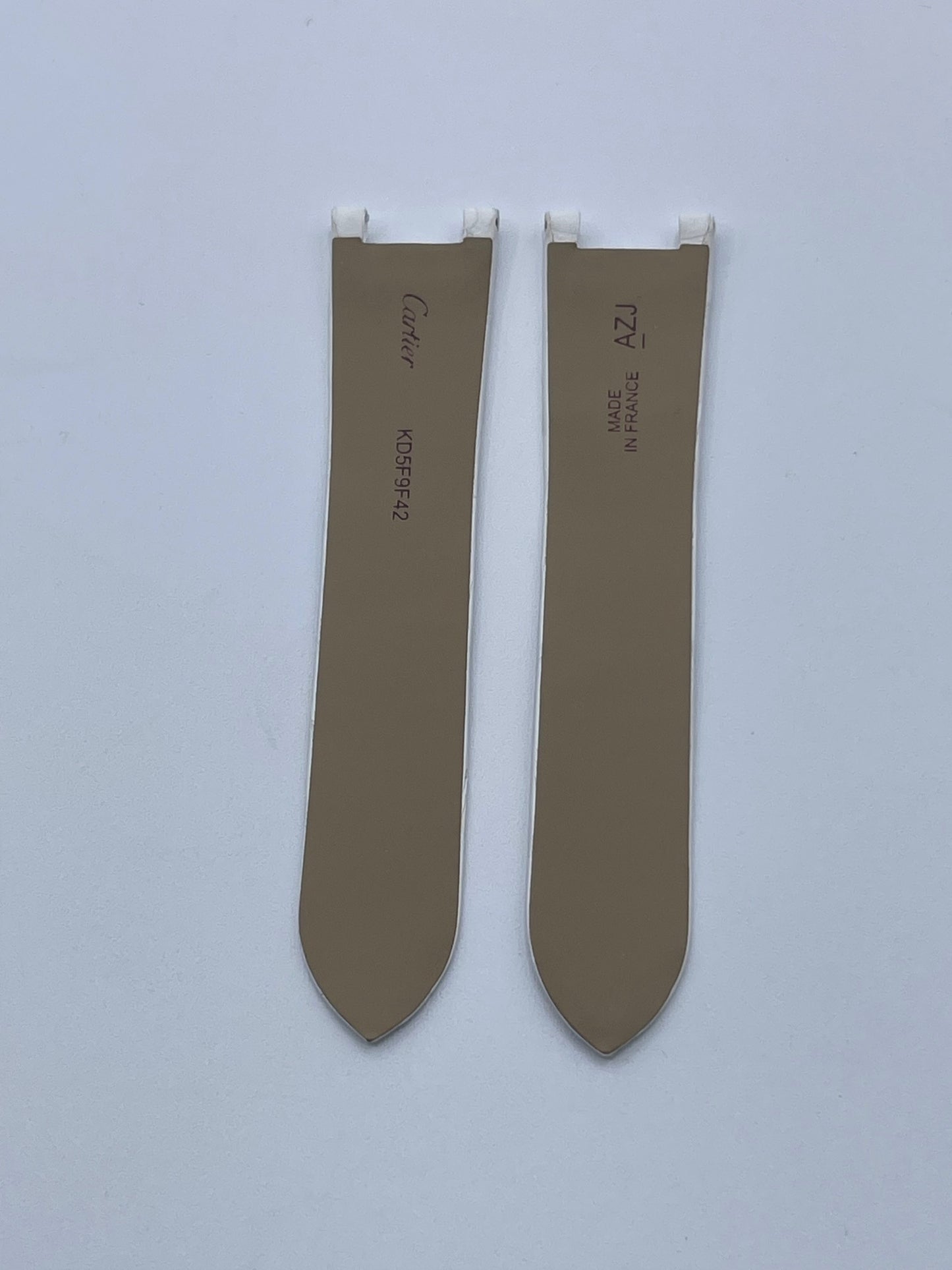 Cartier Envol d'un Phoenix cinturino orologio alligatore white strap 20/18mm