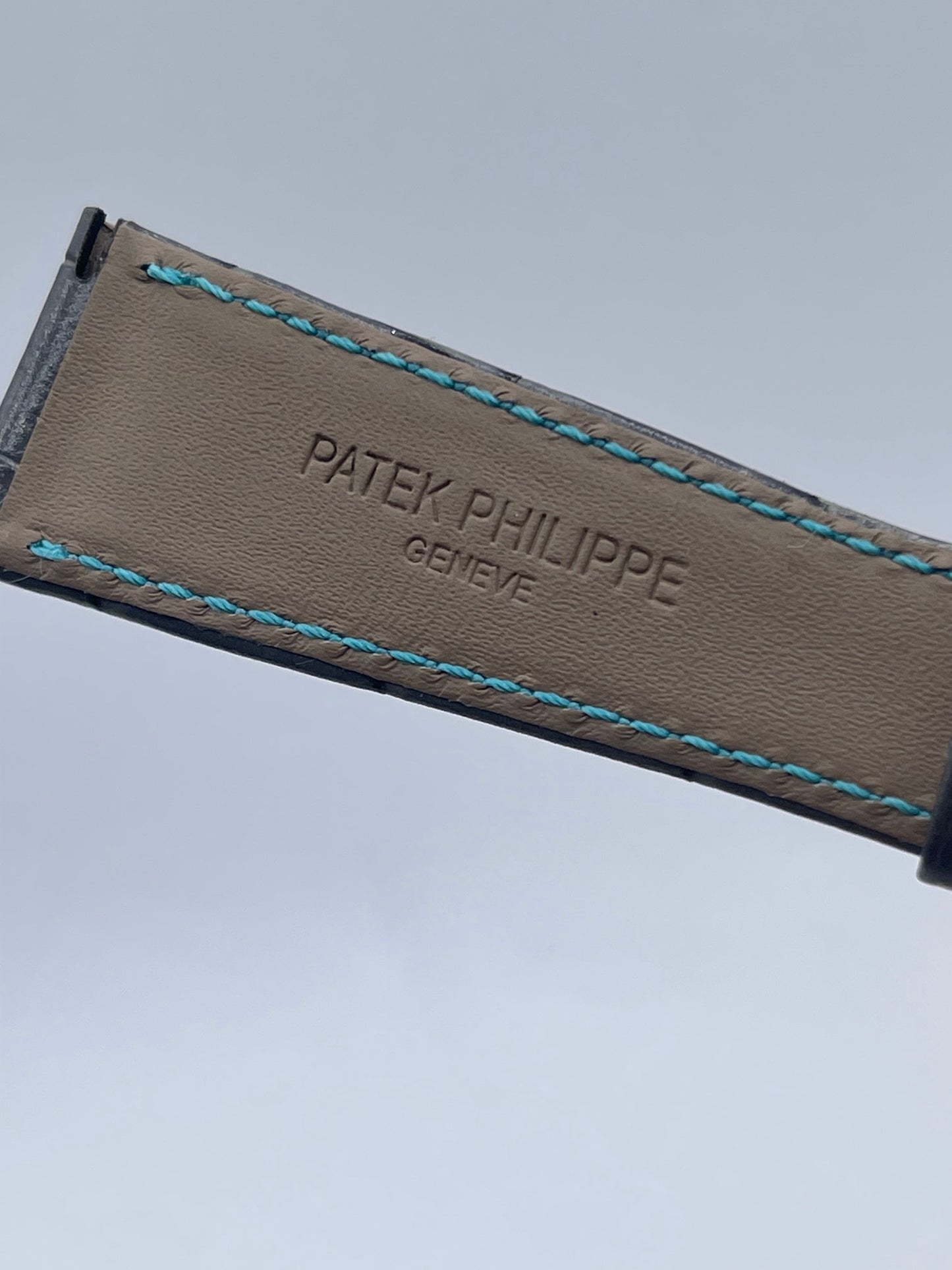 Patek Philippe cinturino alligatore grigio grey alligator strap 22/16mm