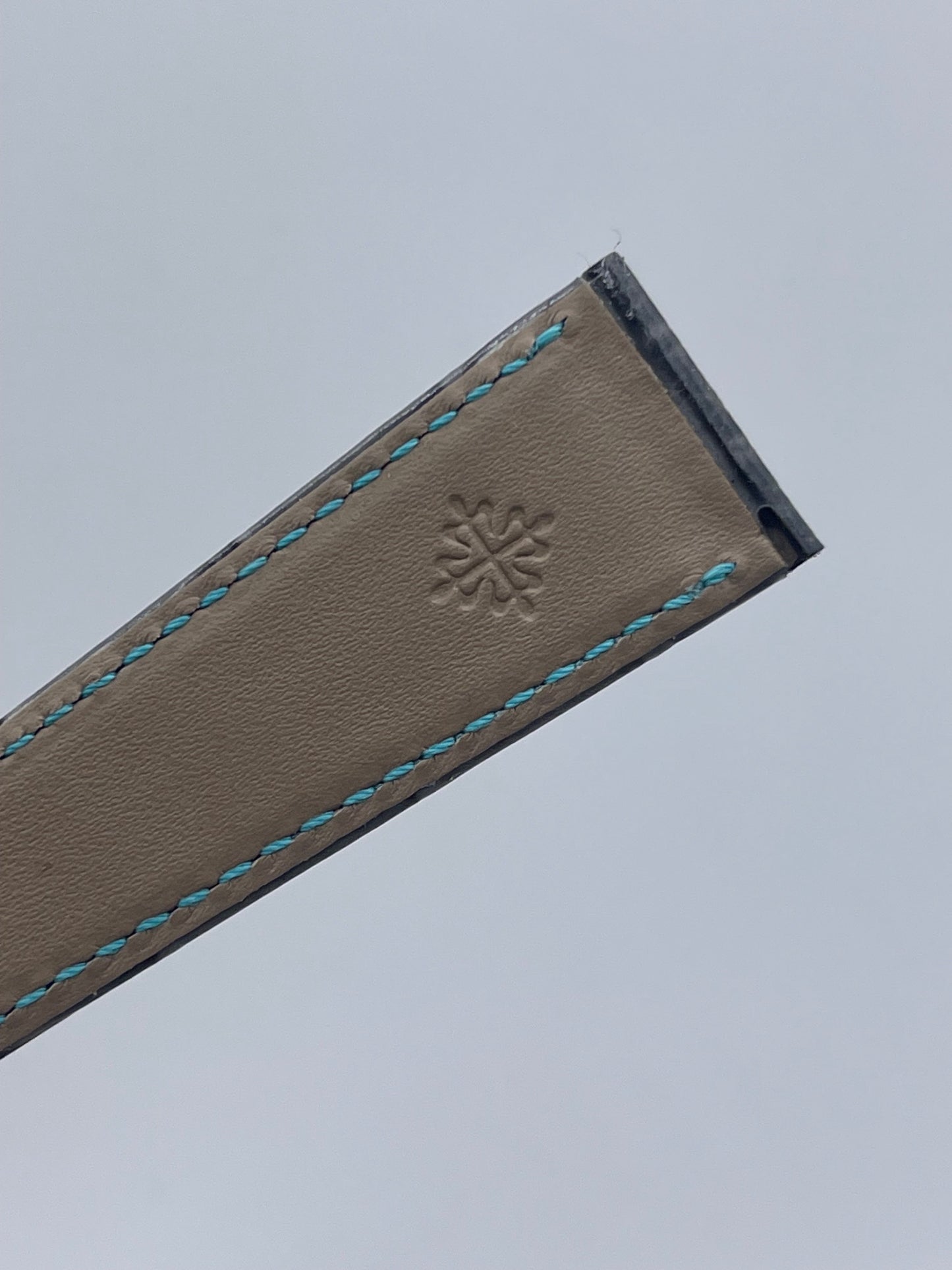 Patek Philippe cinturino alligatore grigio grey alligator strap 22/16mm
