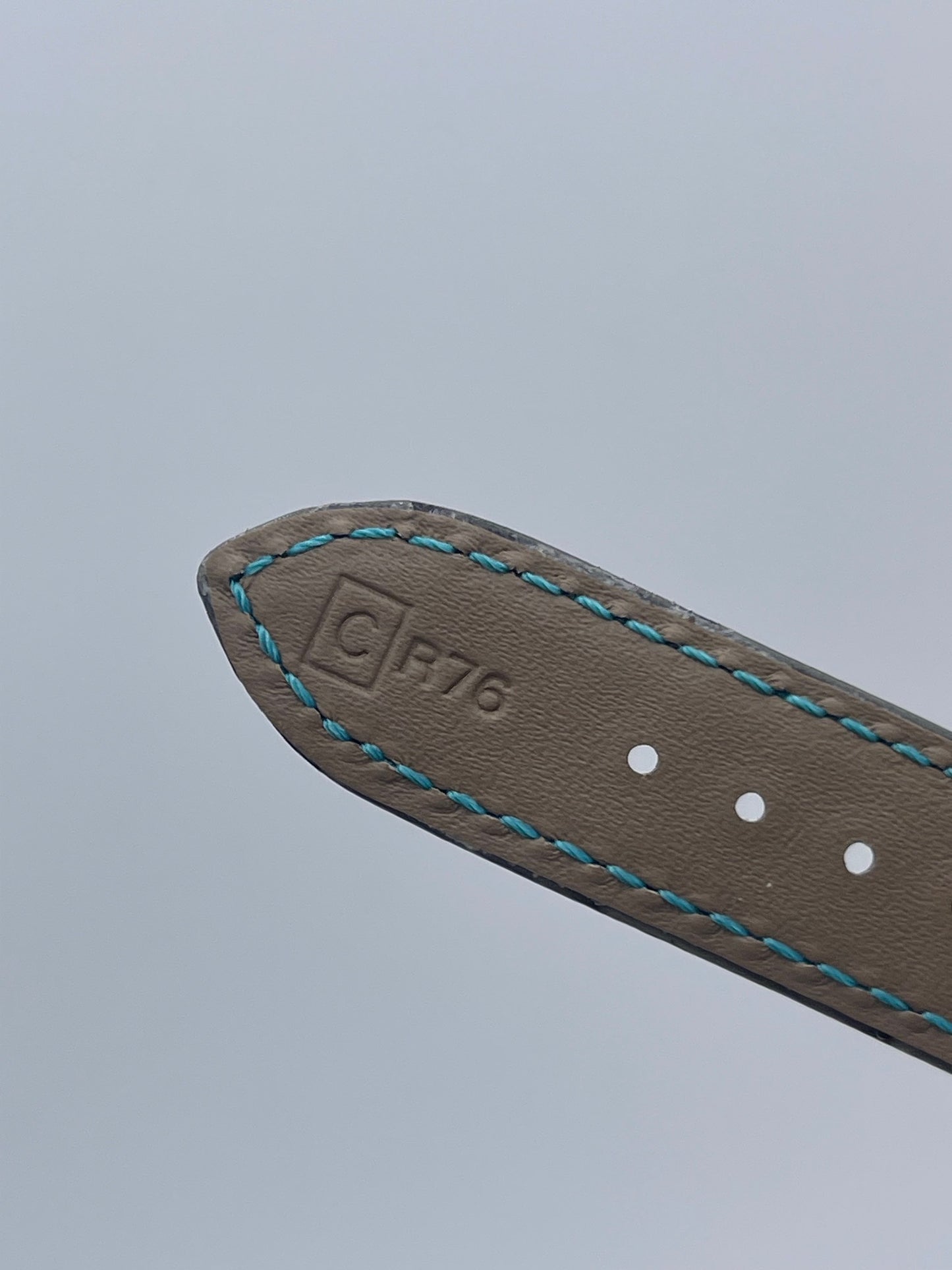 Patek Philippe cinturino alligatore grigio grey alligator strap 22/16mm